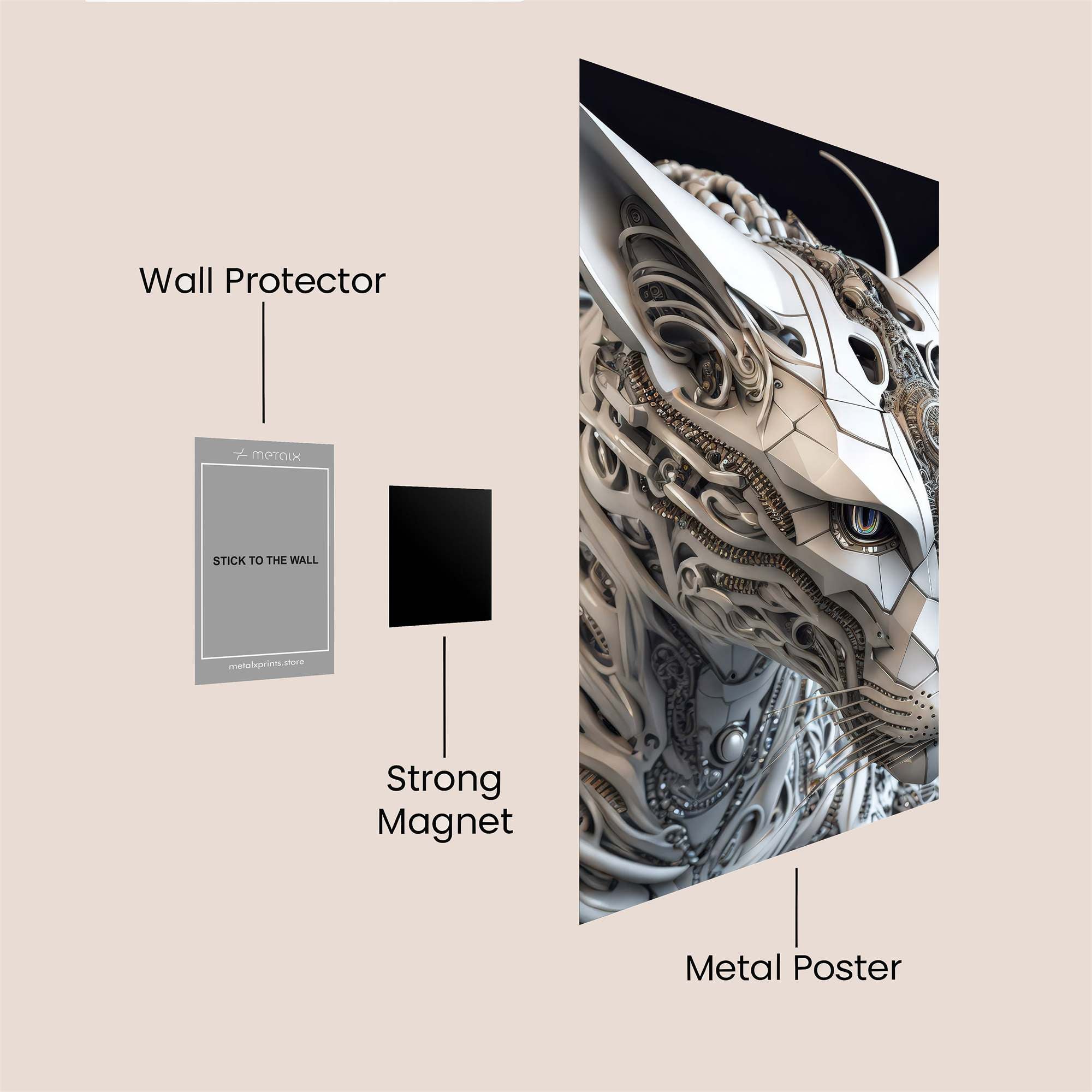 Mecha Majesty Safe Wall Magnetic / M