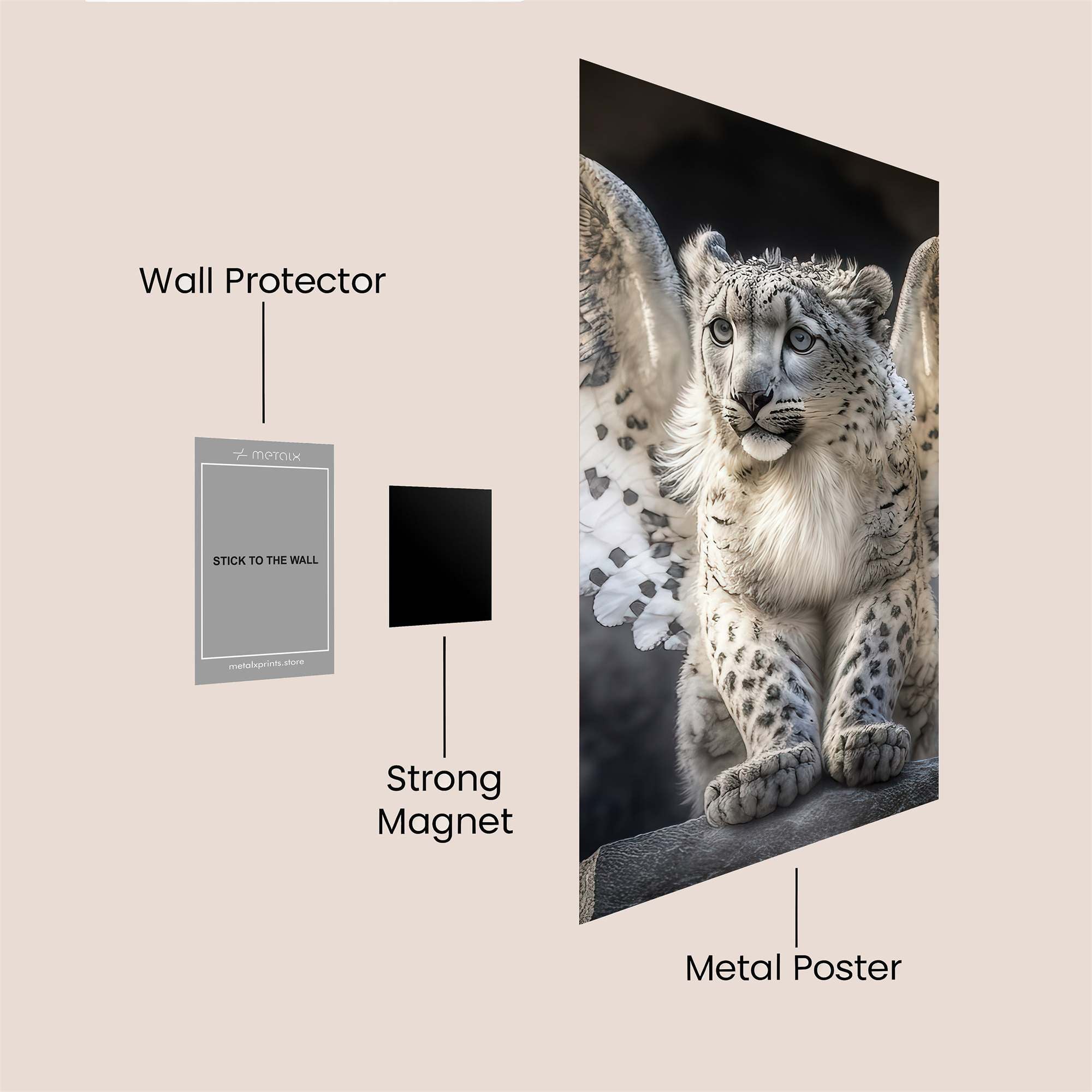 SnowAngel Safe Wall Magnetic / M