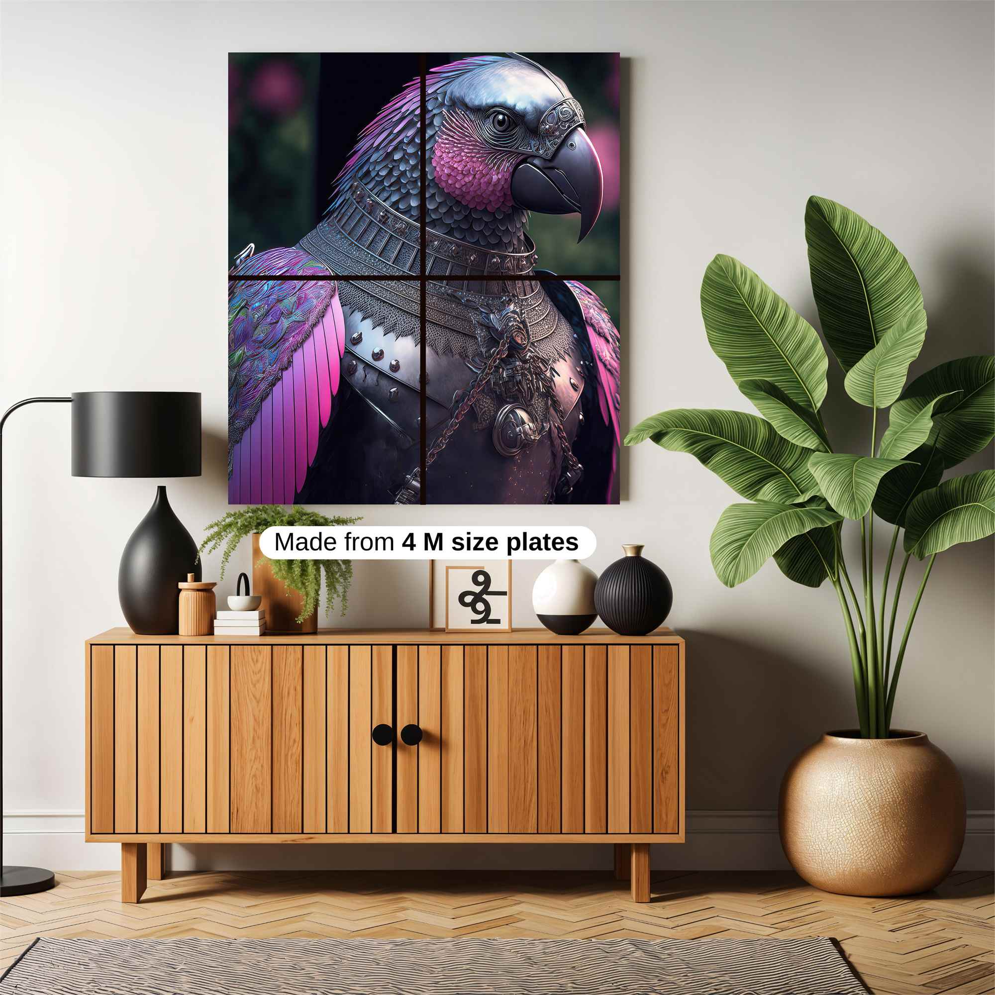 Parrot Warrior Safe Wall Magnetic / M