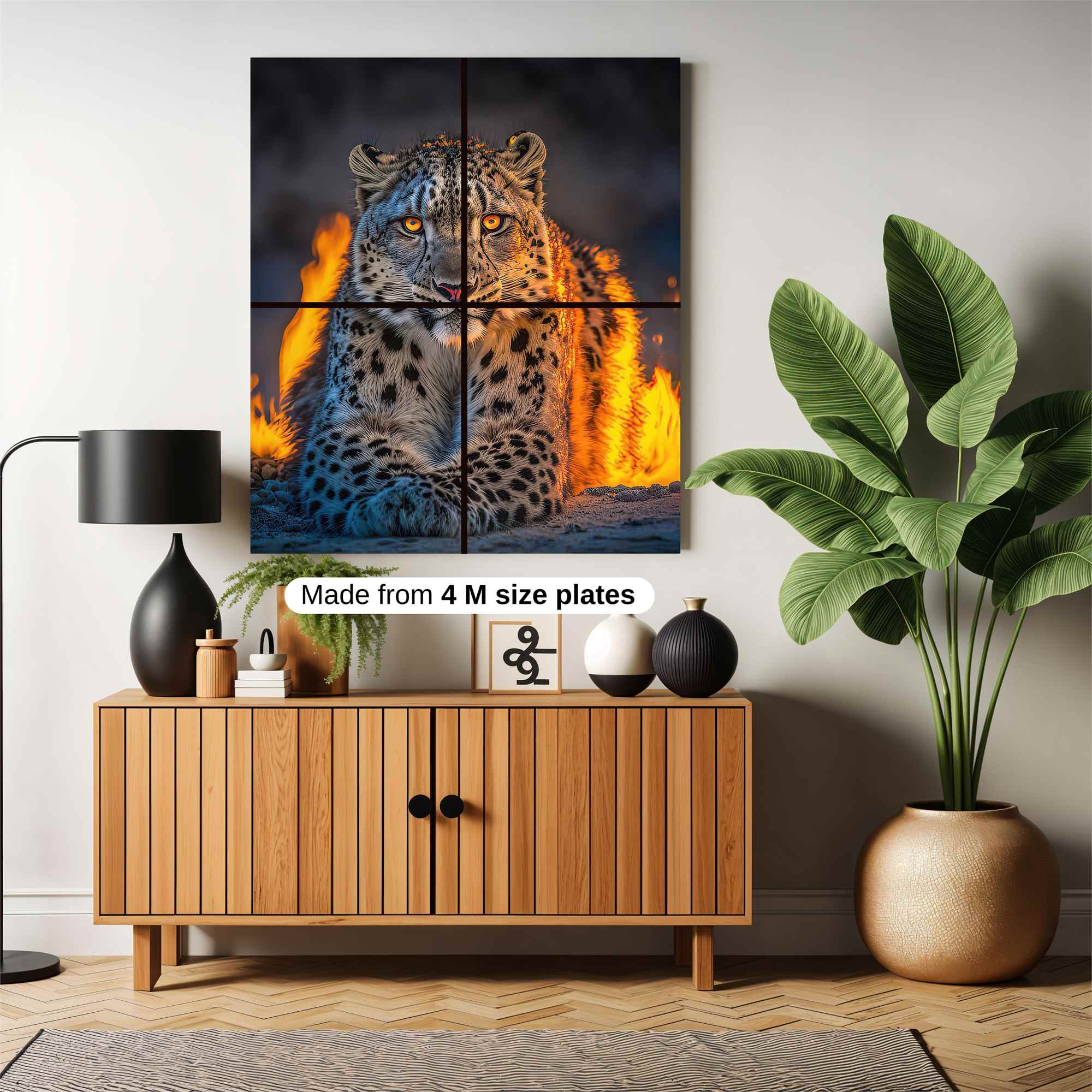Leopard Blaze Safe Wall Magnetic / M