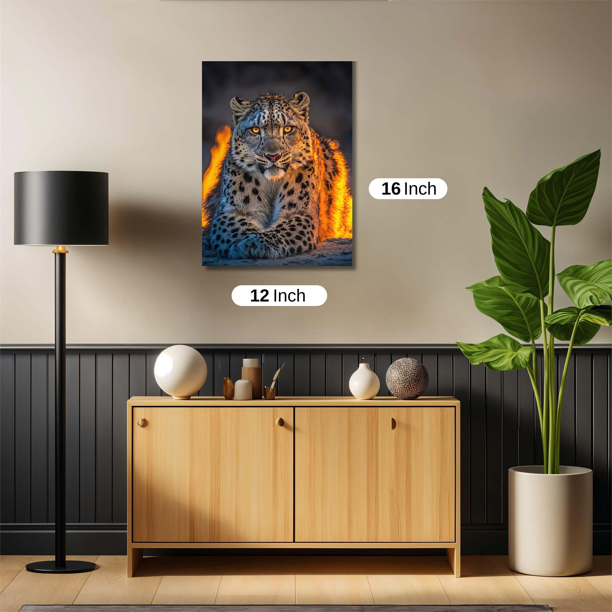 Leopard Blaze Safe Wall Magnetic / M