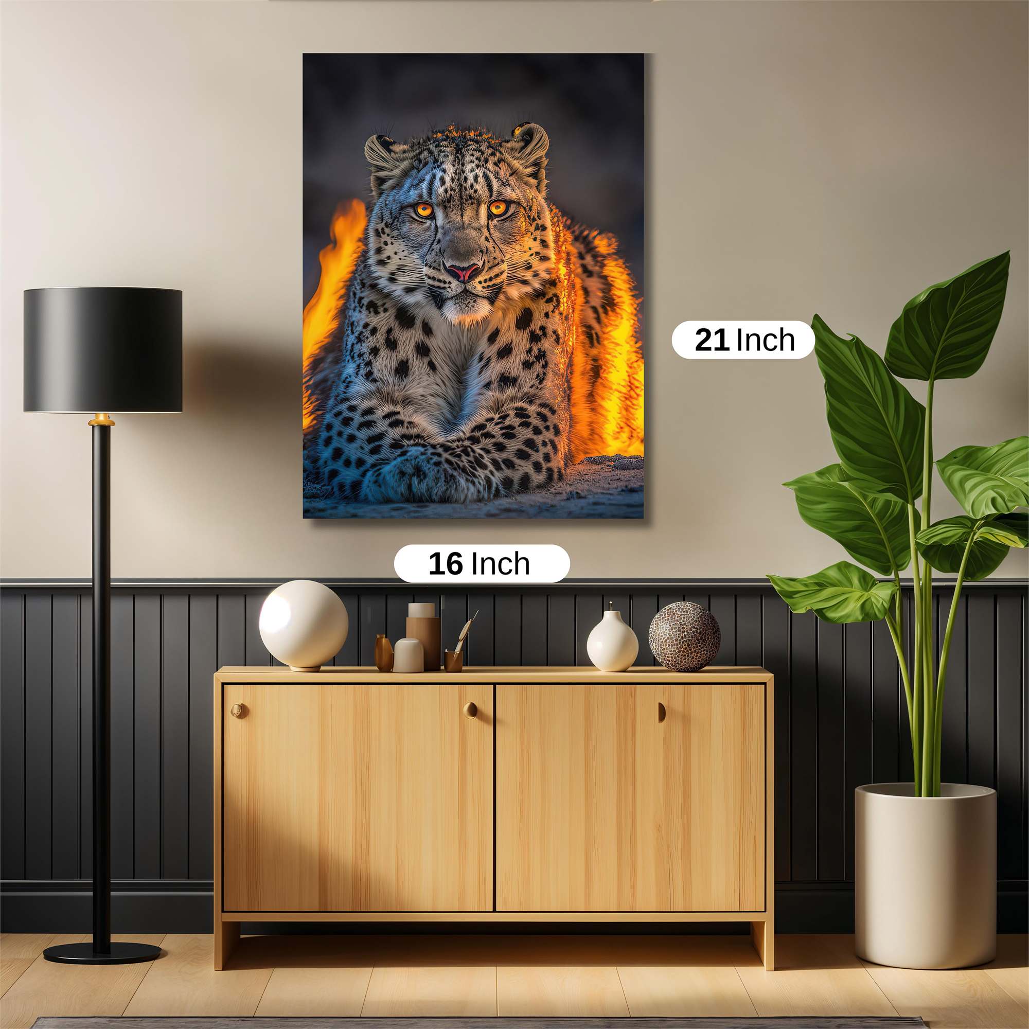 Leopard Blaze Safe Wall Magnetic / M
