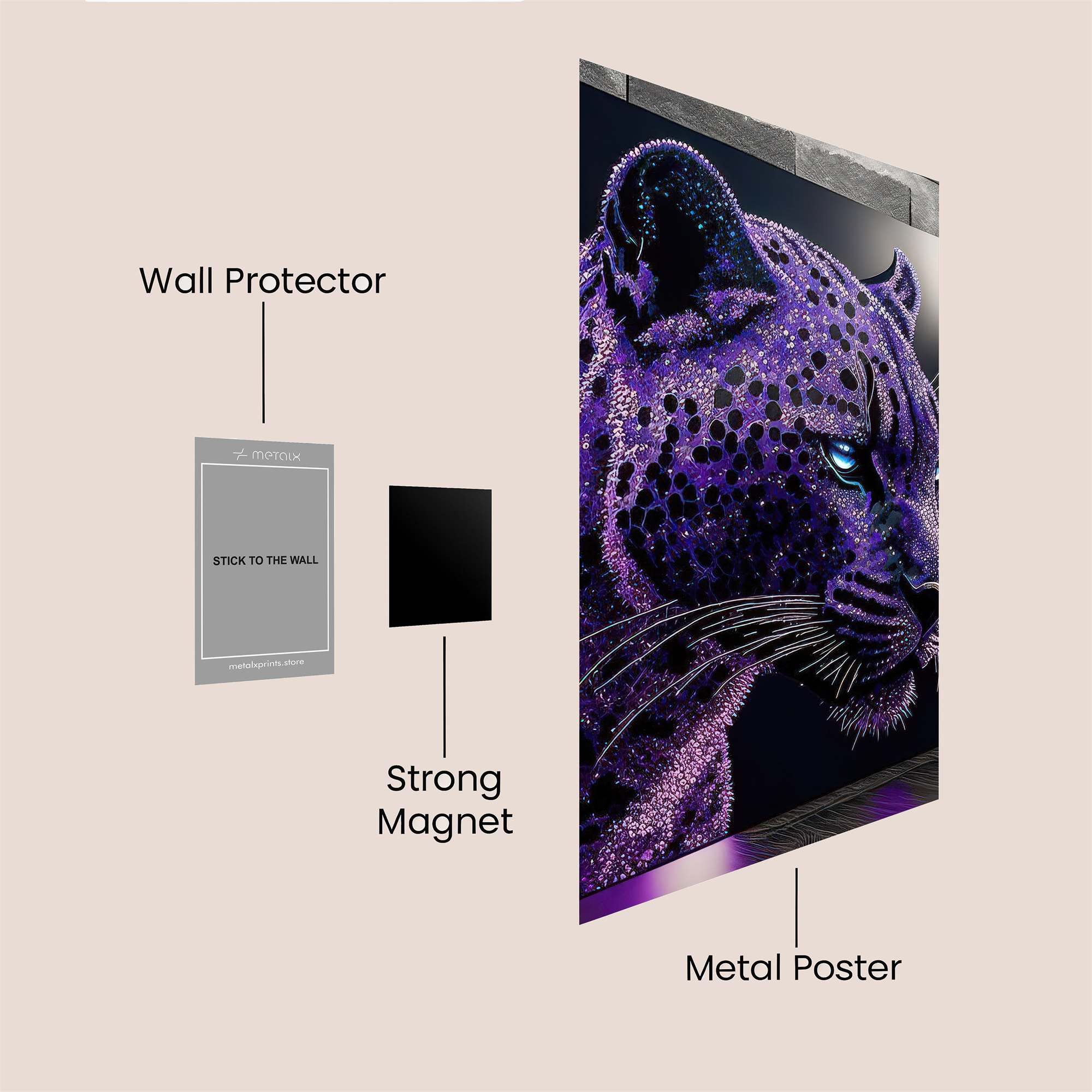 Lion Majesty Safe Wall Magnetic / M