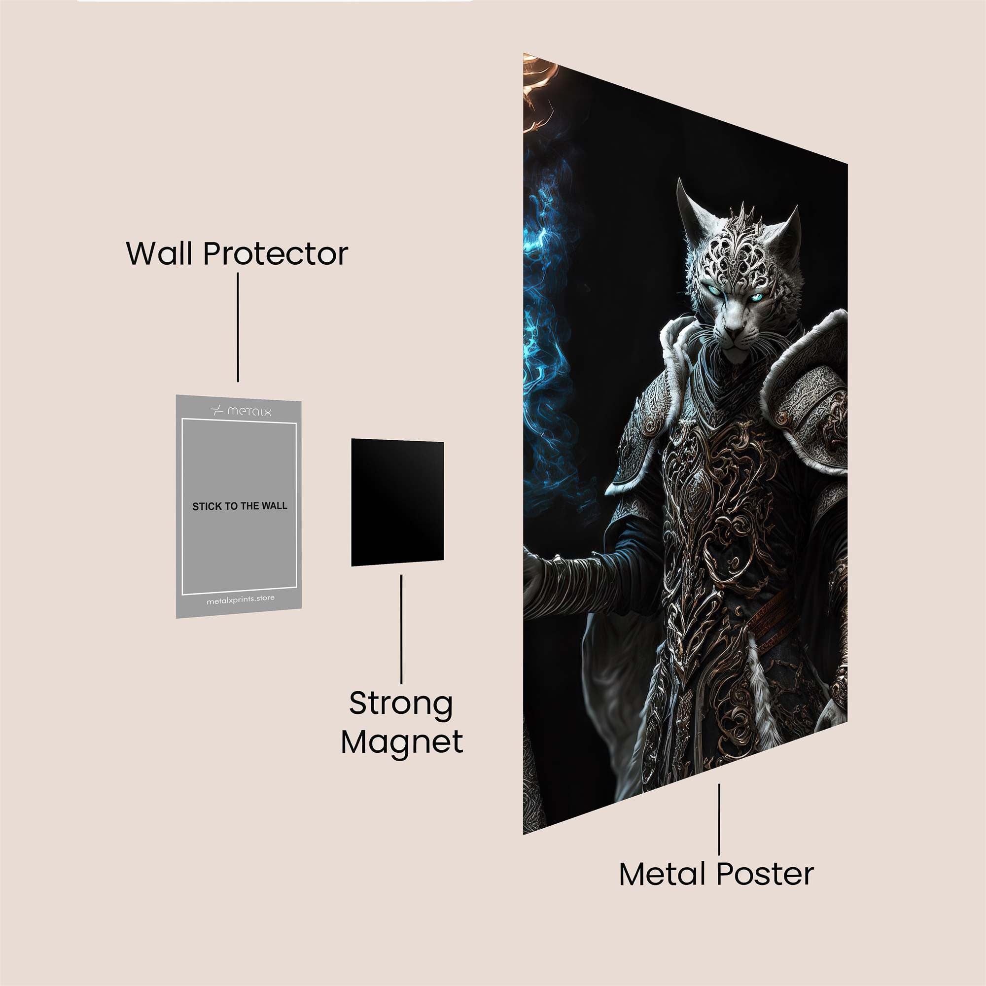 Leopard Mage Safe Wall Magnetic / M