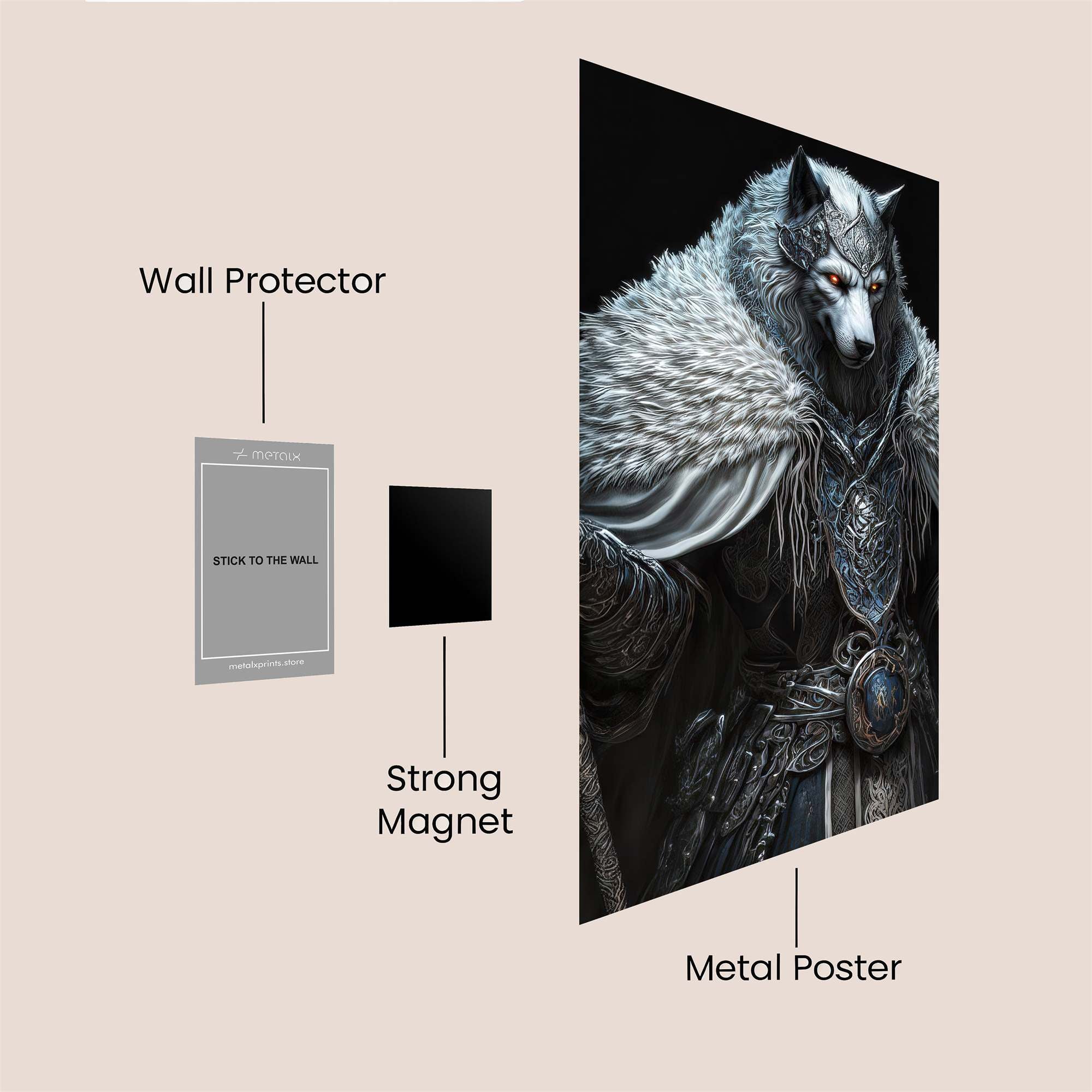 Wolf Monarch Safe Wall Magnetic / M