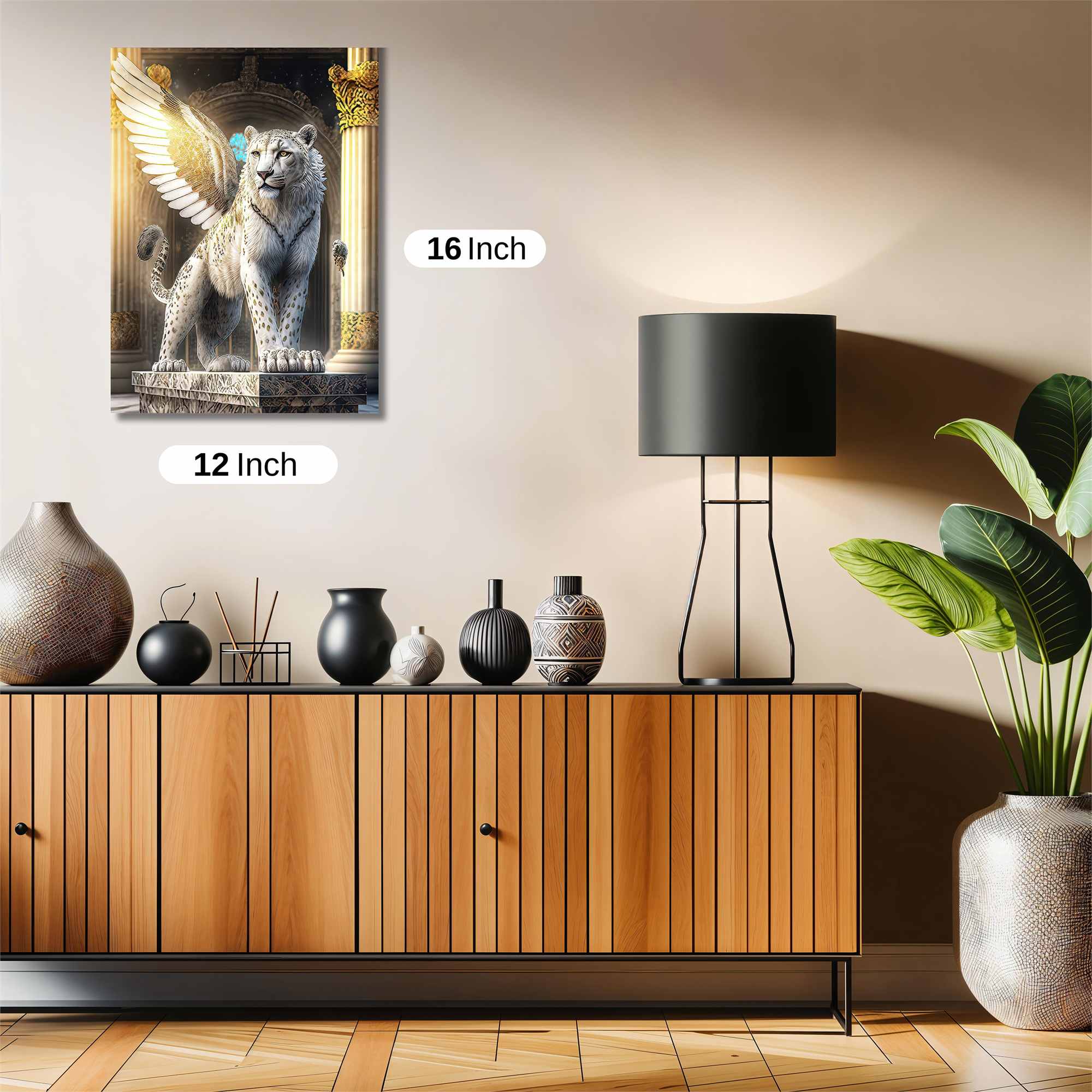 Angel Leopard Safe Wall Magnetic / M