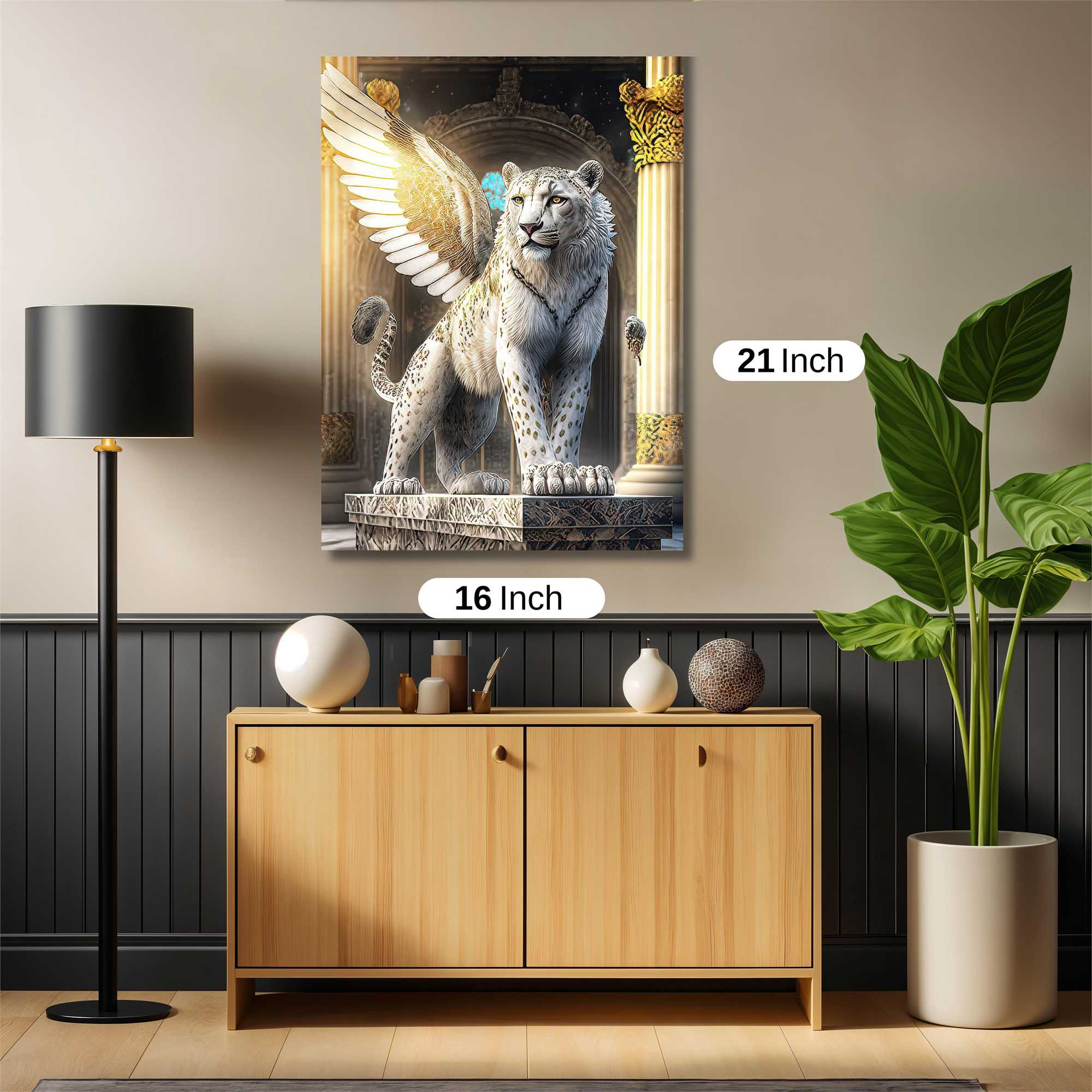 Angel Leopard Safe Wall Magnetic / M
