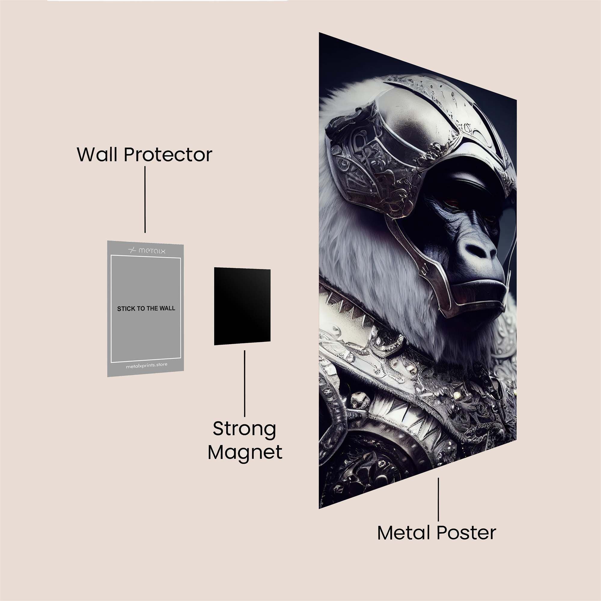 Ape Majesty Safe Wall Magnetic / M