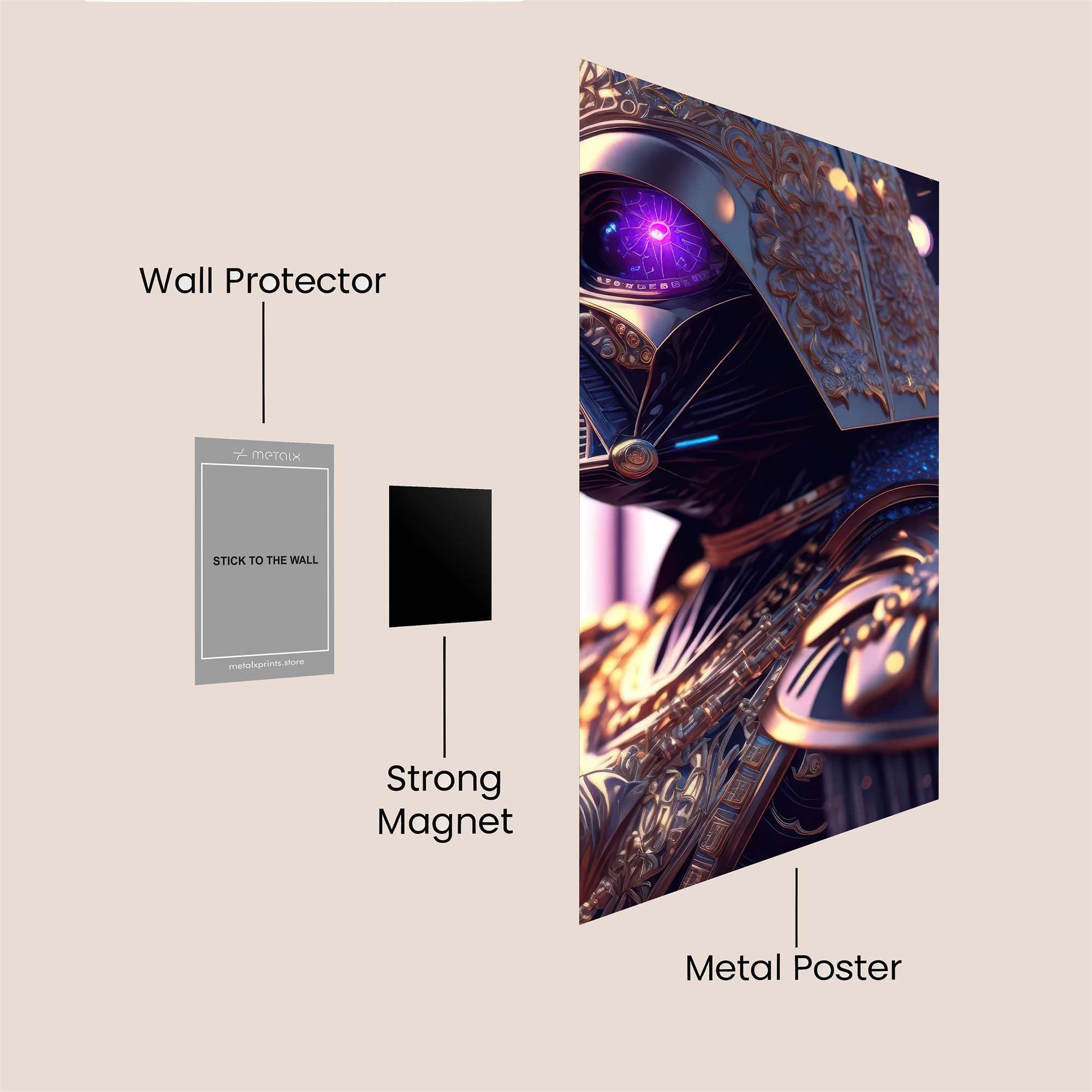 Darth Regal Safe Wall Magnetic / M