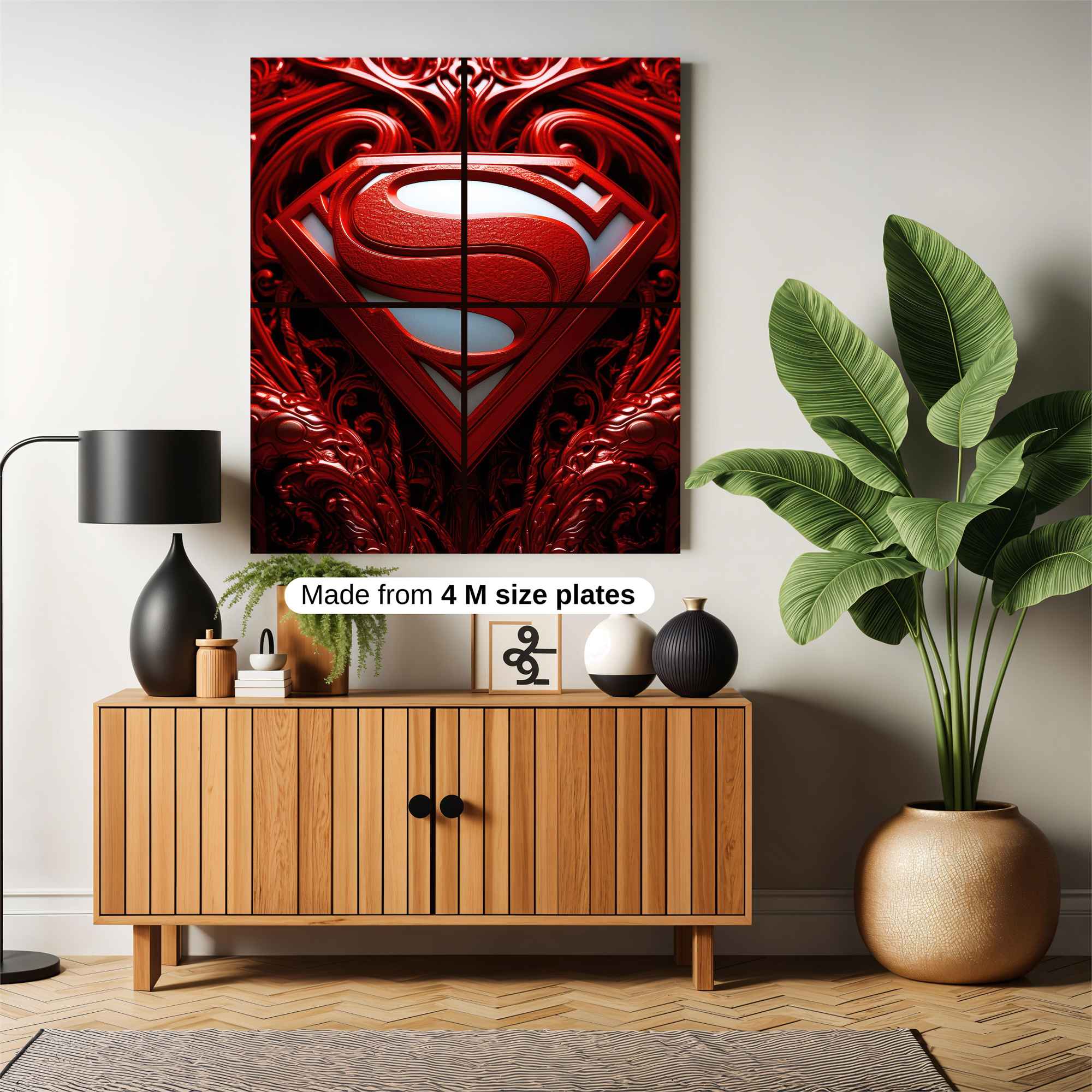Superman Regal Safe Wall Magnetic / M
