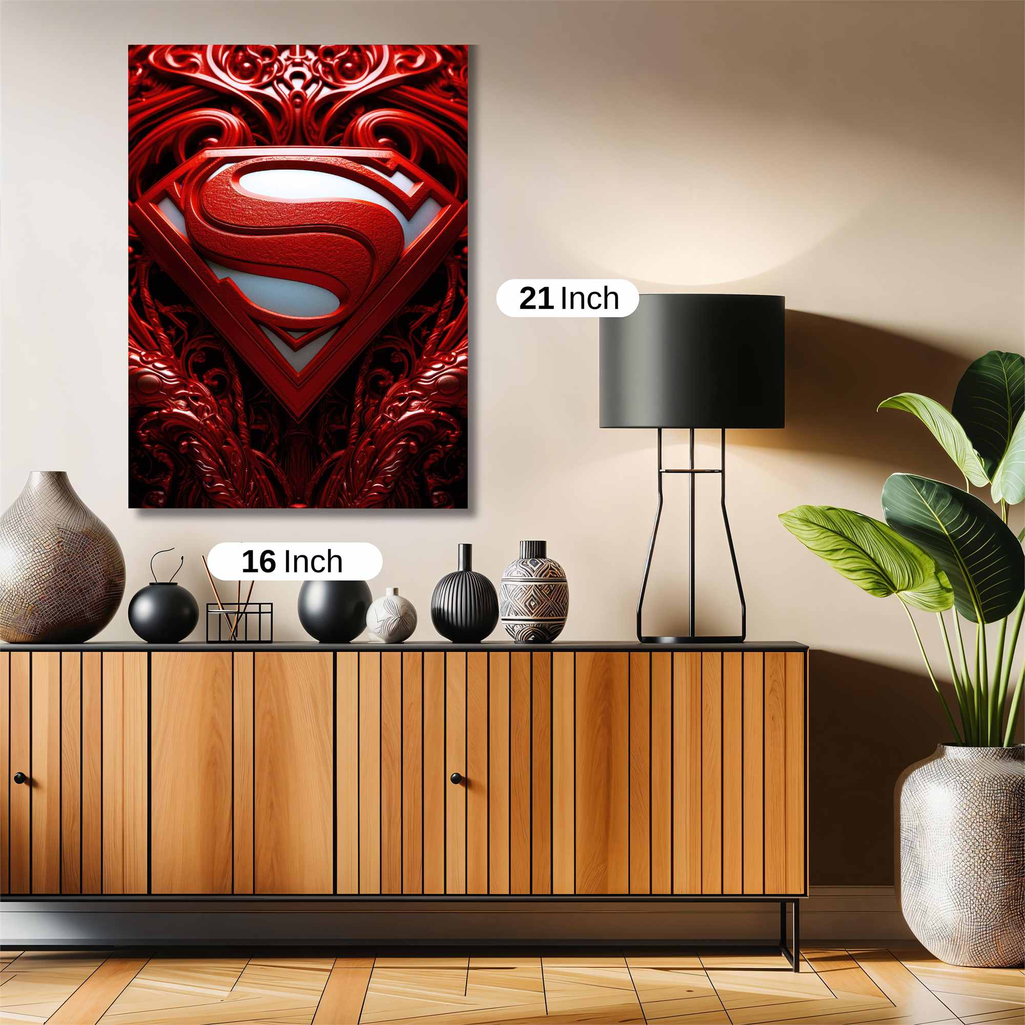 Superman Regal Safe Wall Magnetic / M