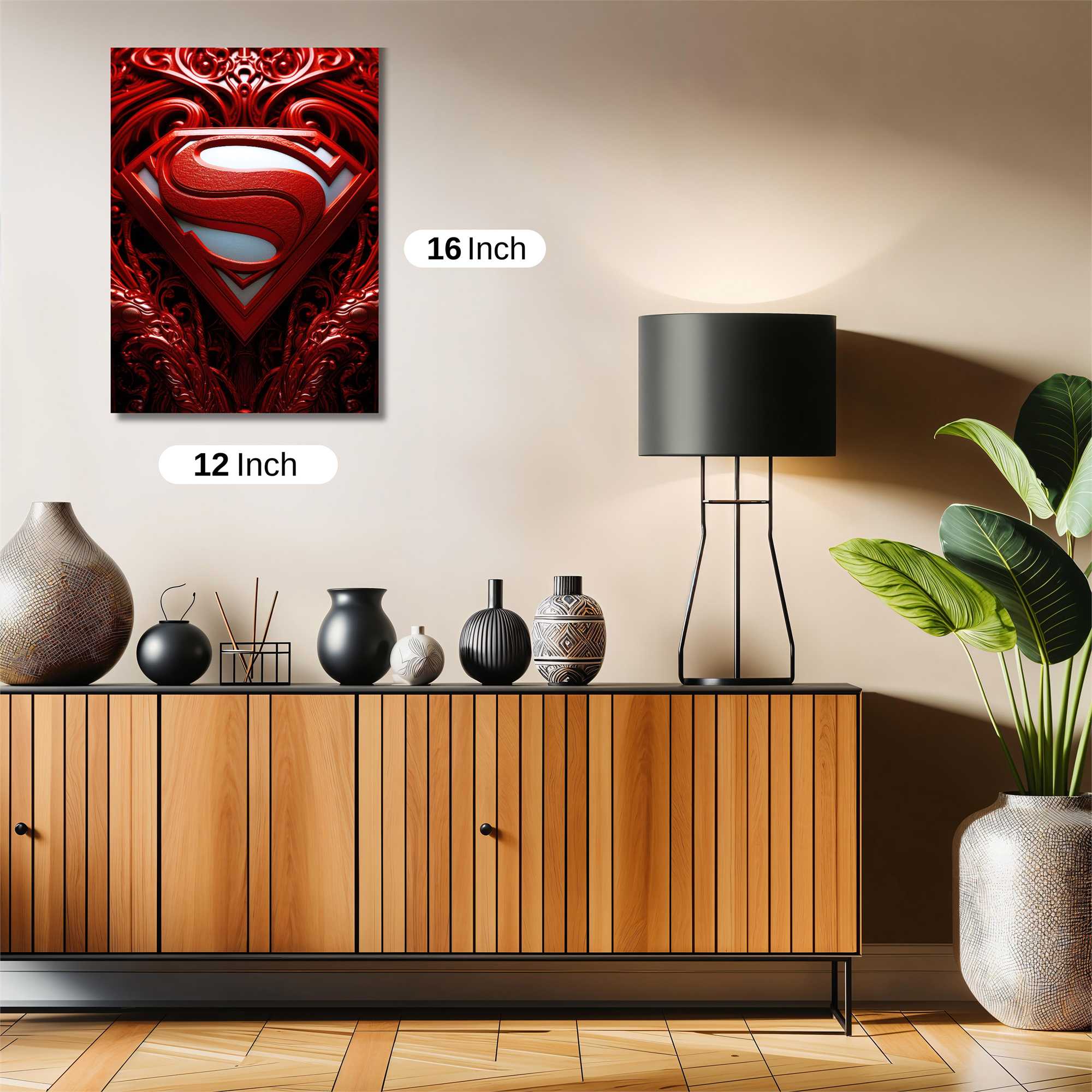 Superman Regal Safe Wall Magnetic / M