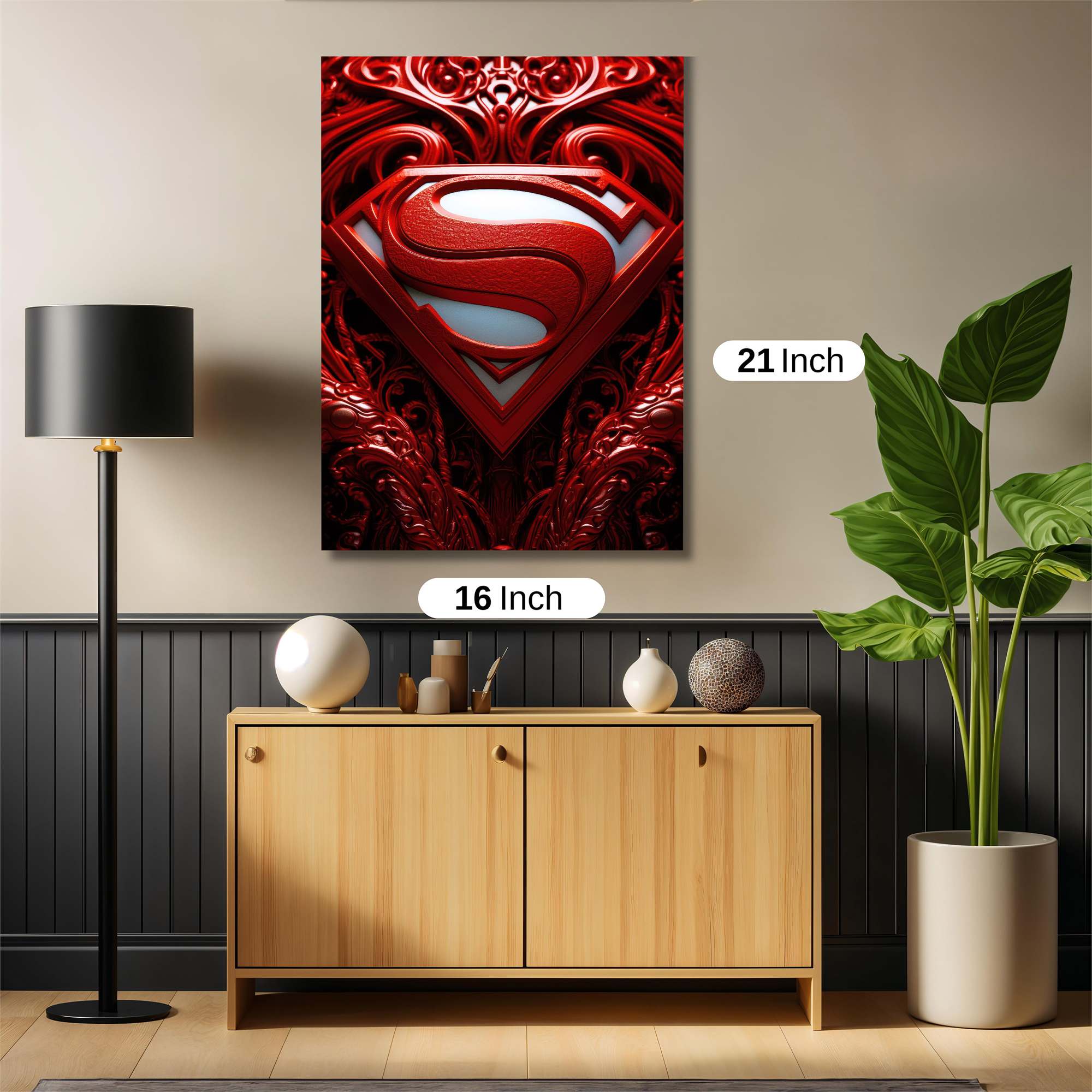 Superman Regal Safe Wall Magnetic / M