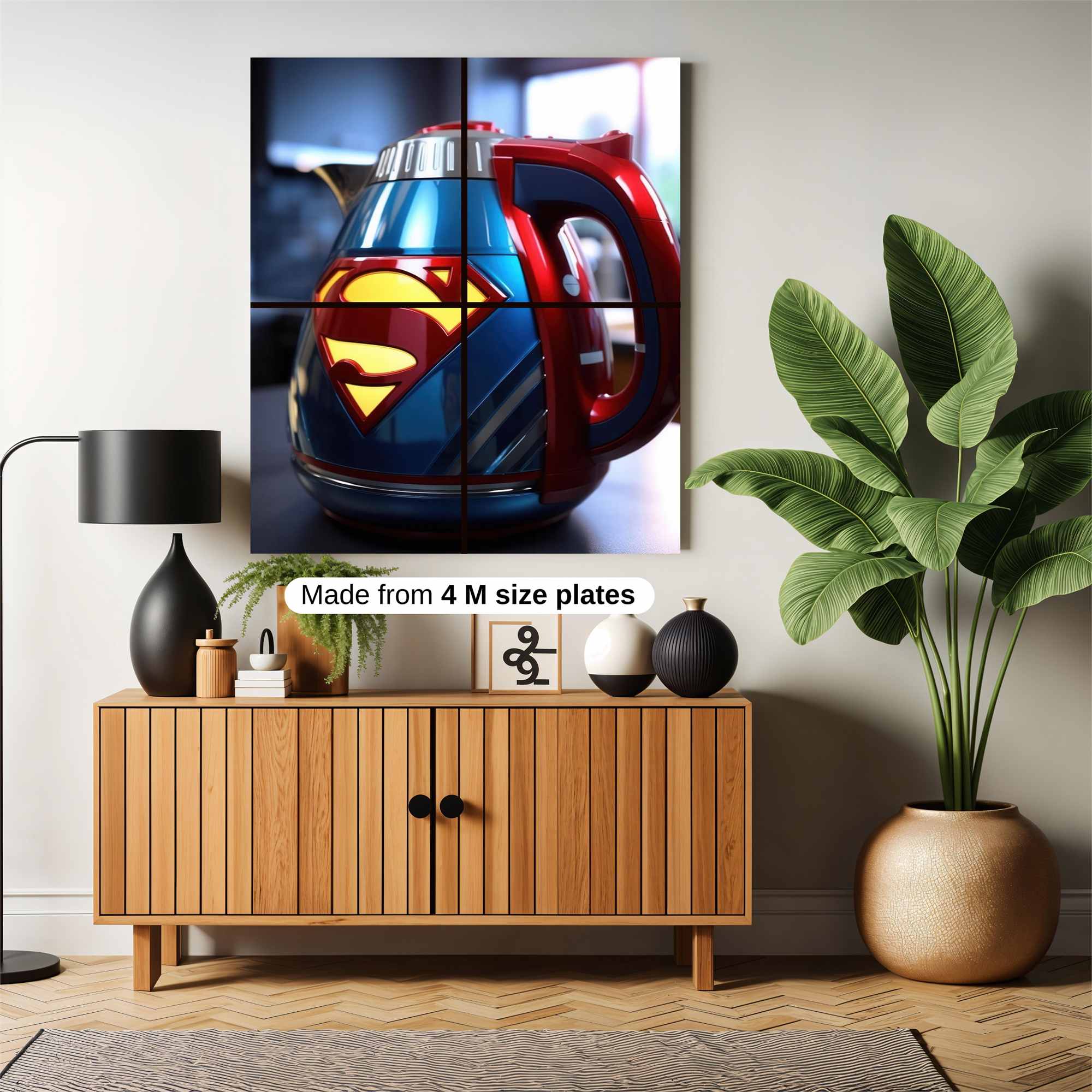 Superhero Brew Safe Wall Magnetic / M