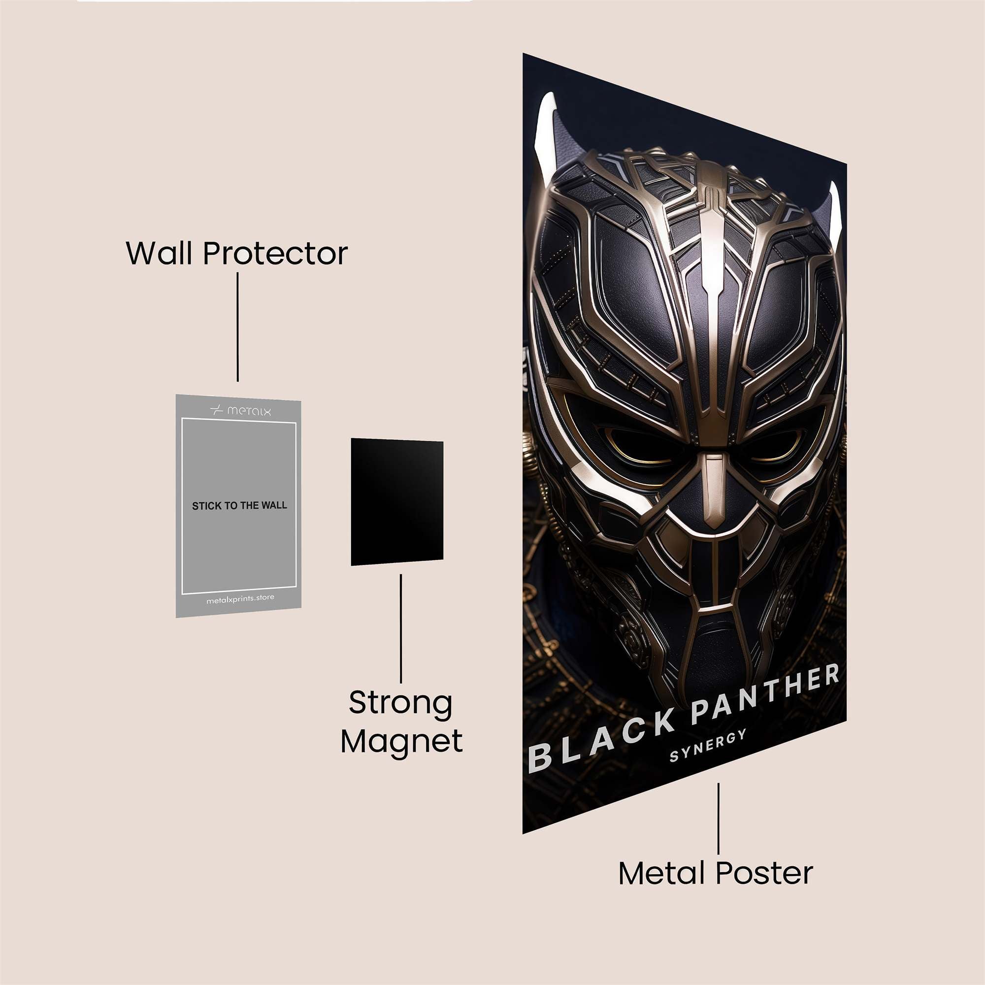 Floral Yin Safe Wall Magnetic / M