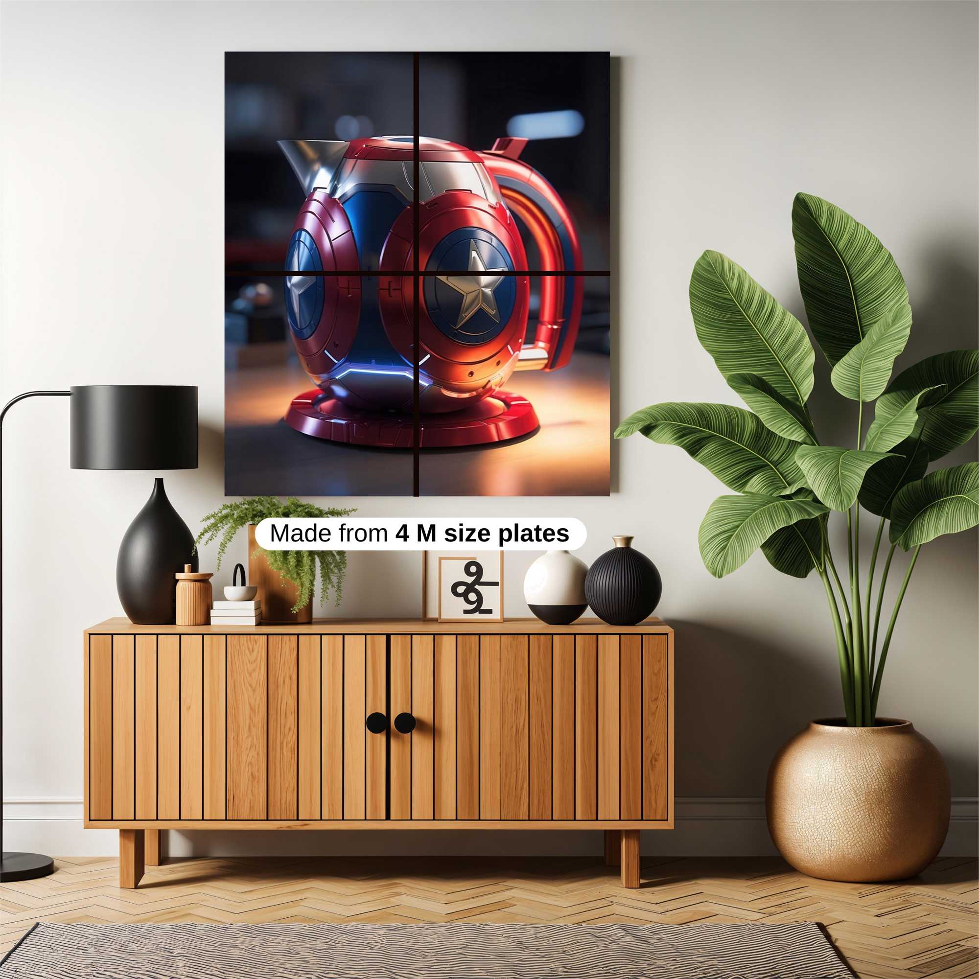 Captain Cozy Safe Wall Magnetic / M