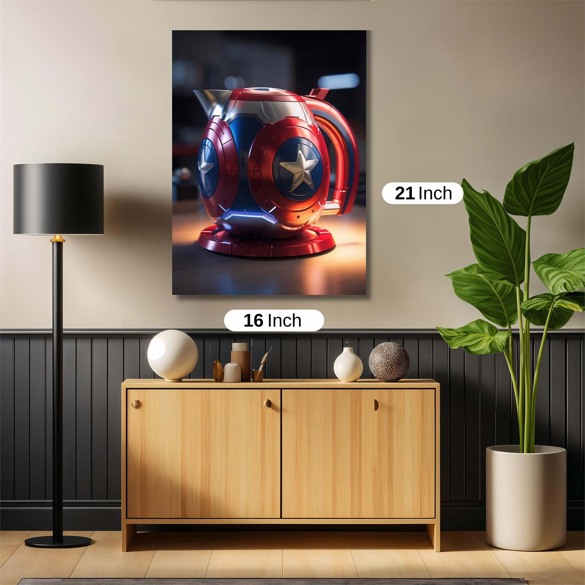 Captain Cozy Safe Wall Magnetic / M