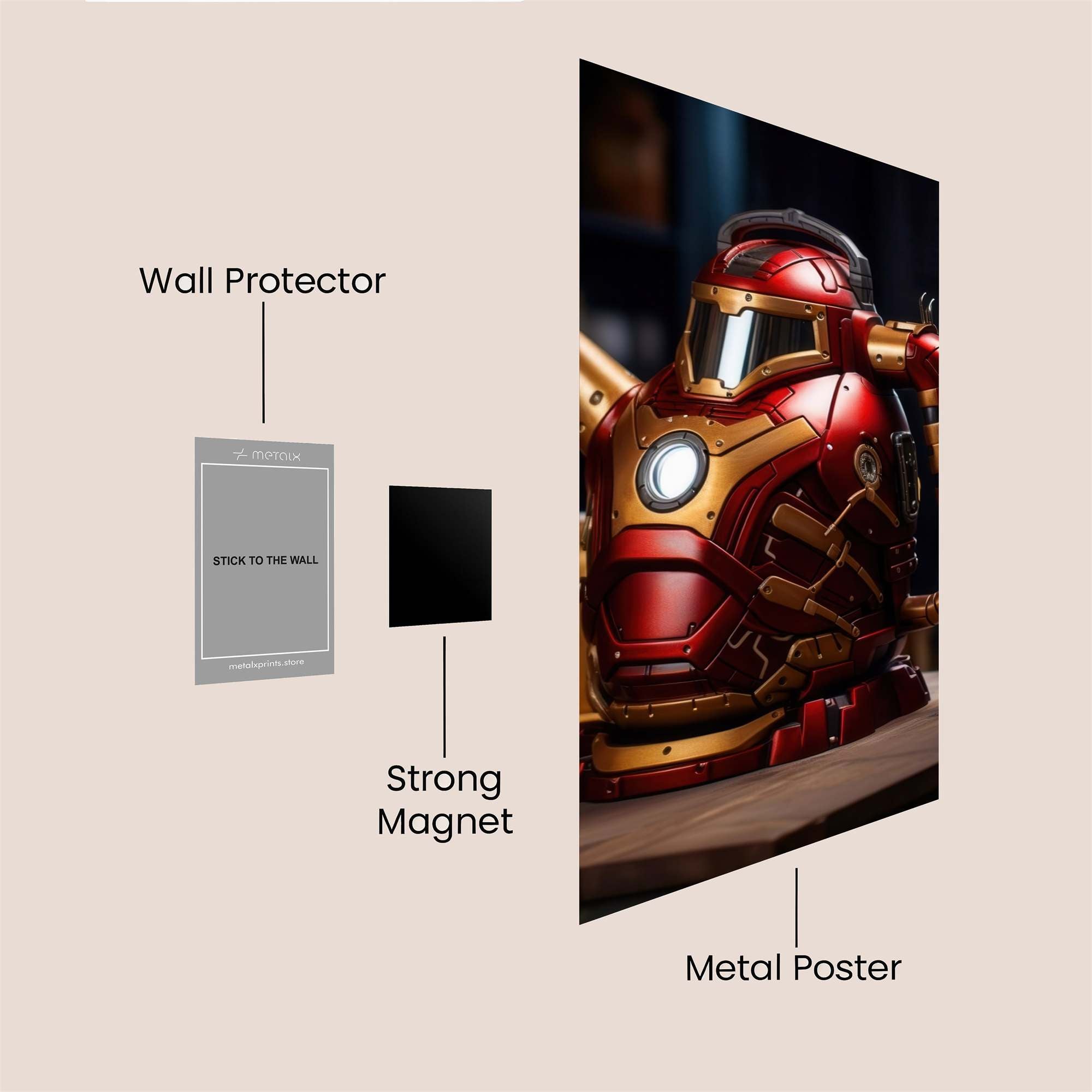 IronBrew Safe Wall Magnetic / M