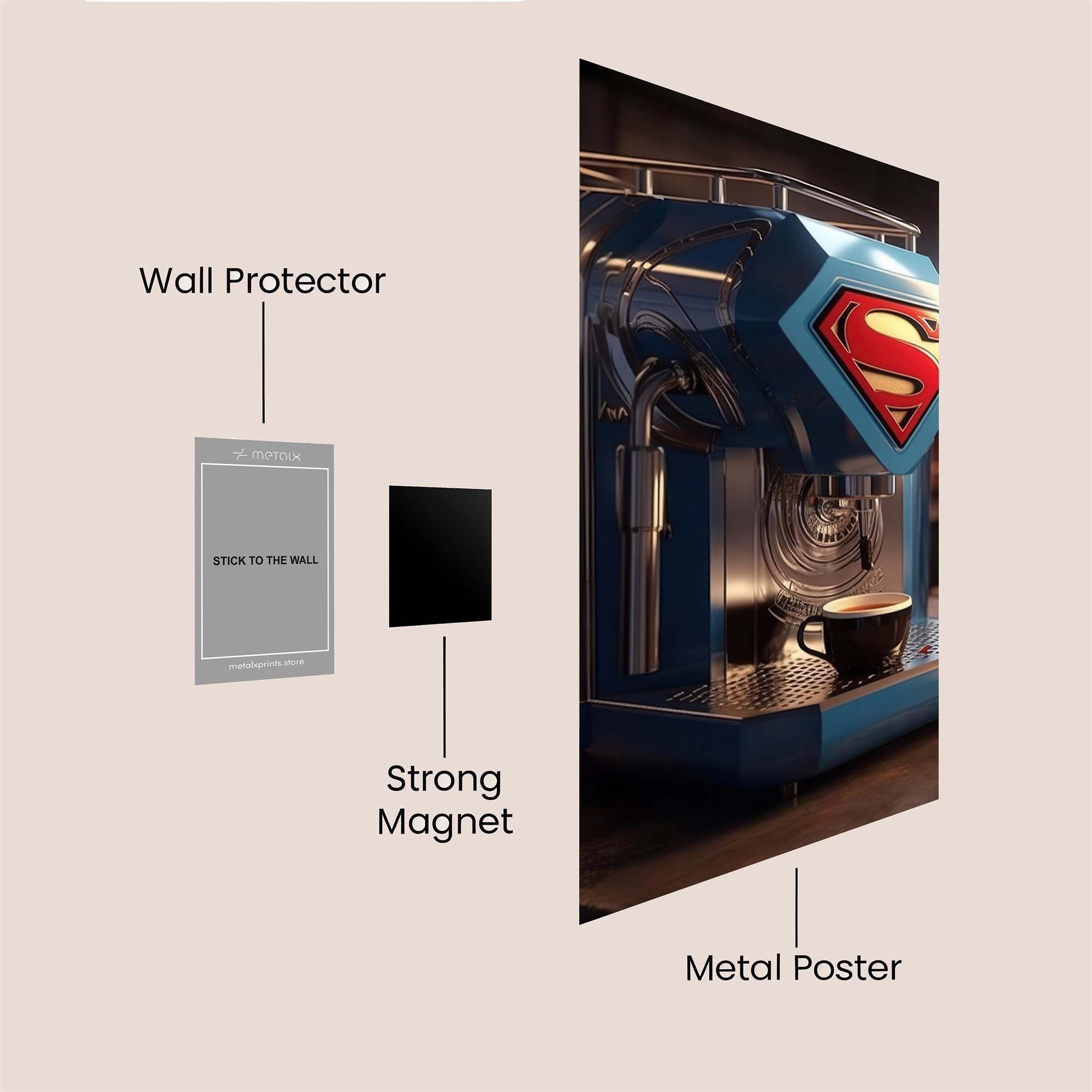Super Brew Safe Wall Magnetic / M