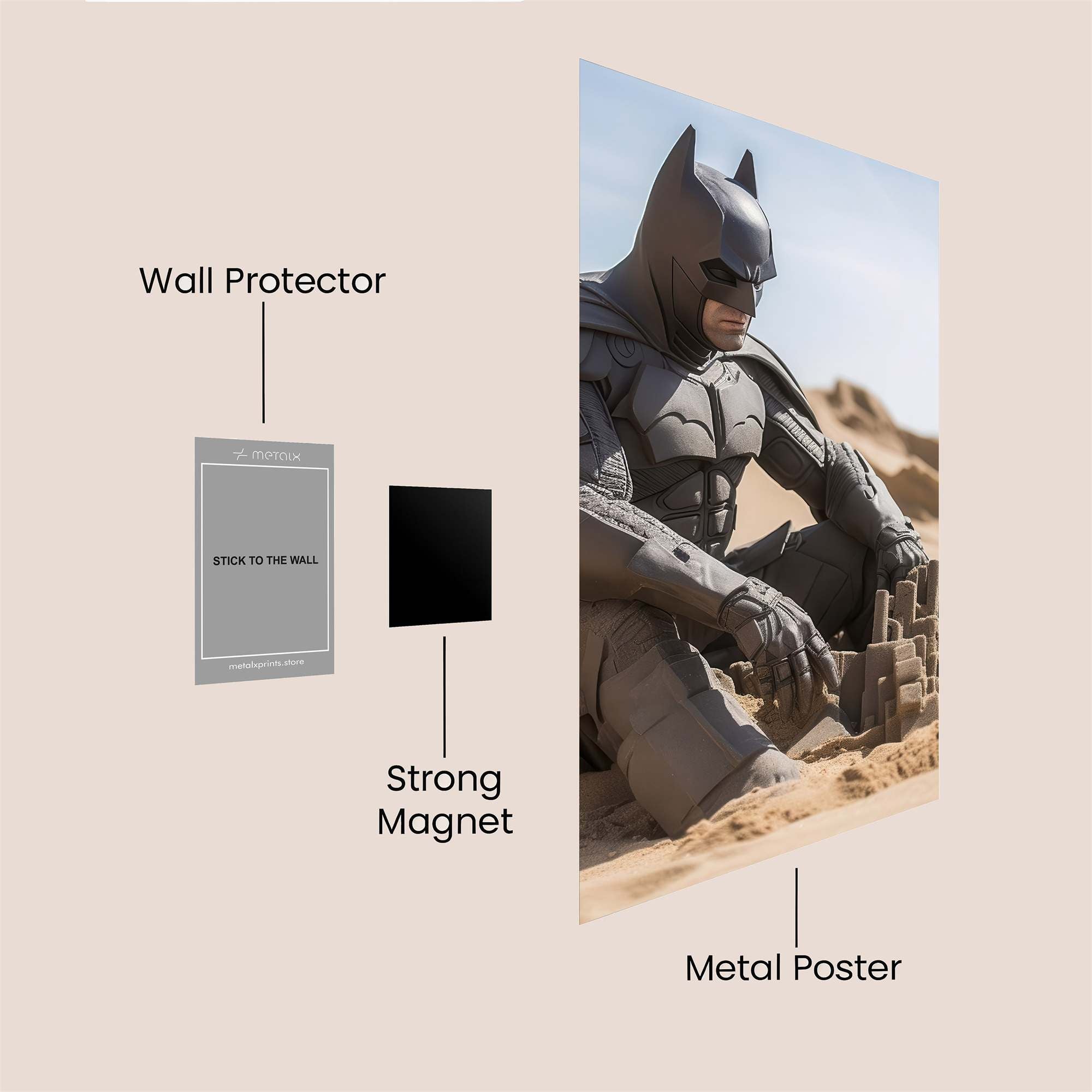 Ninja Feline Safe Wall Magnetic / M