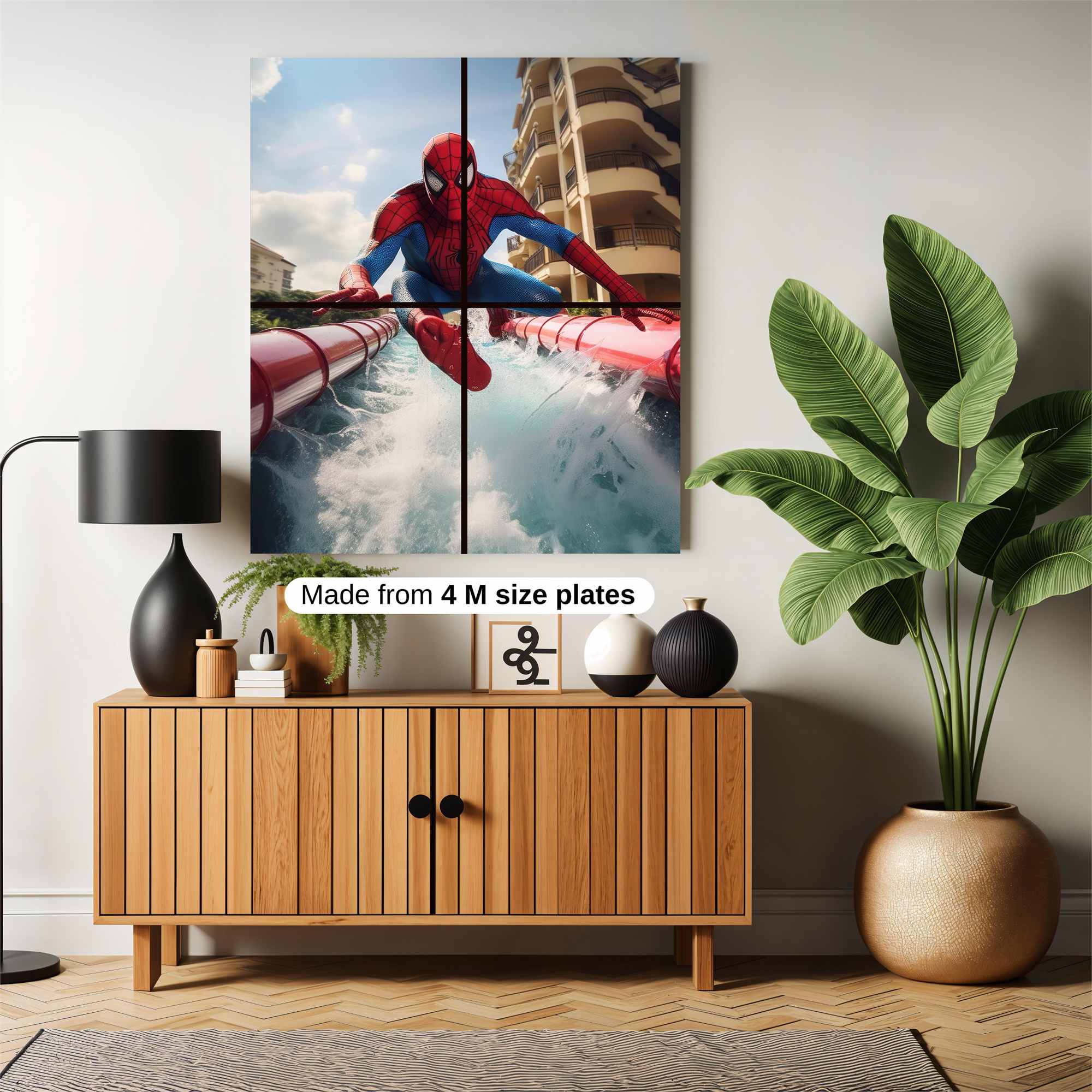 Spidey Splash Safe Wall Magnetic / M