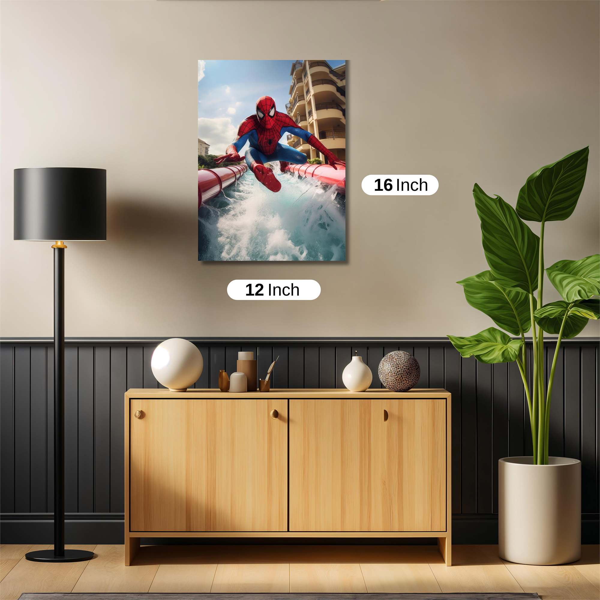 Spidey Splash Safe Wall Magnetic / M