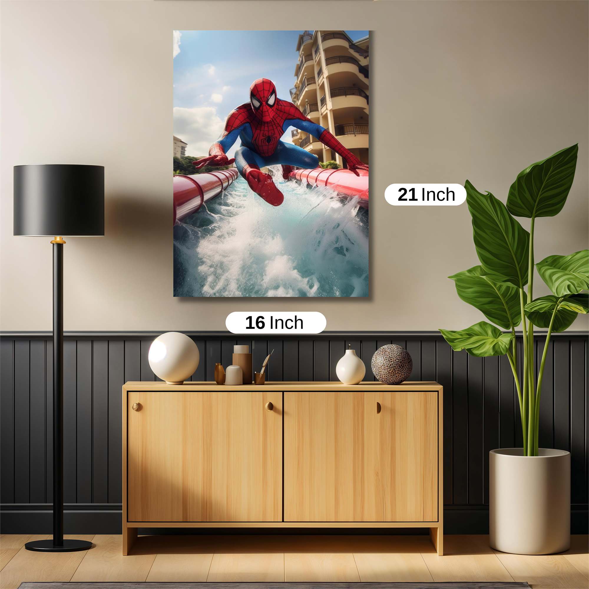 Spidey Splash Safe Wall Magnetic / M