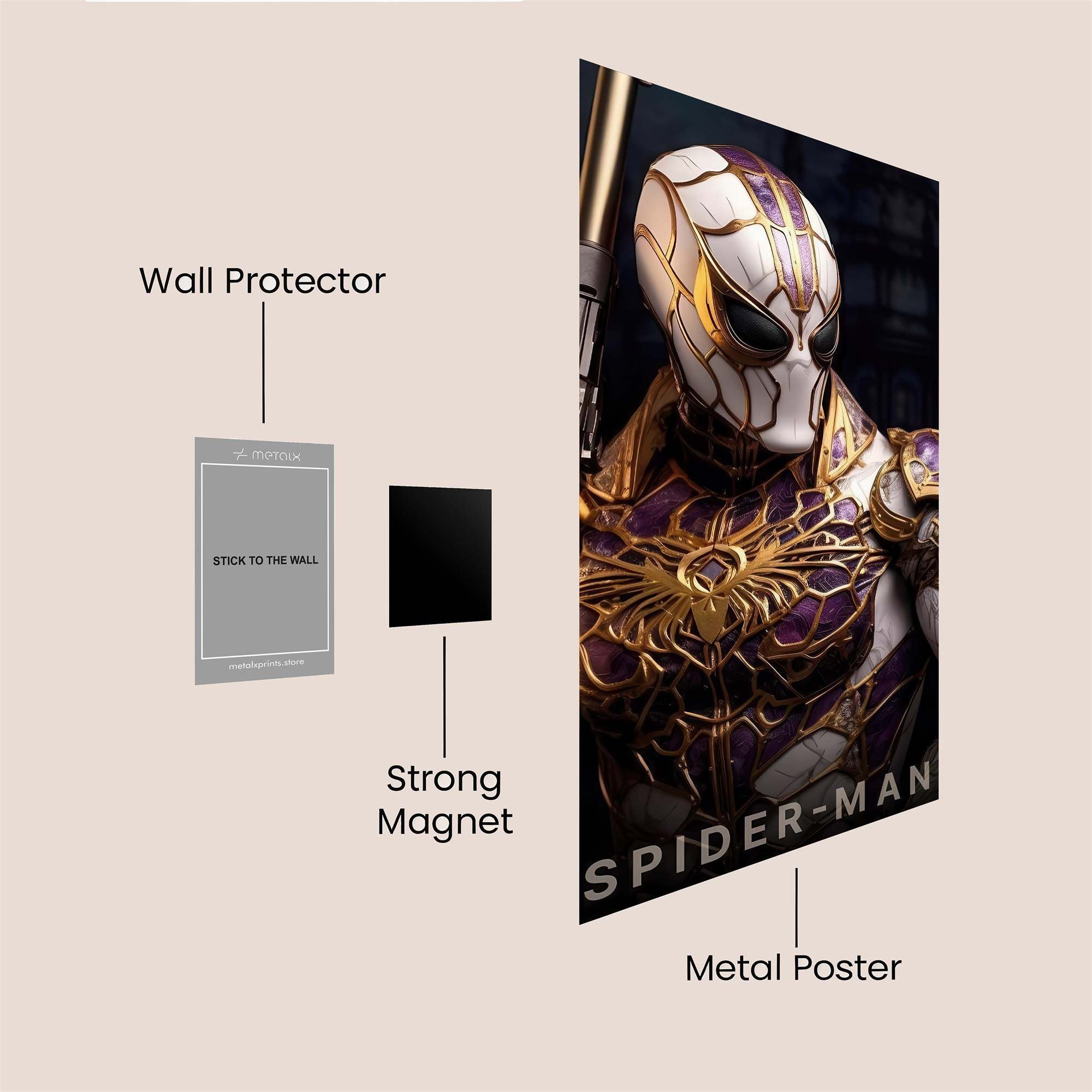 Spider Radiance Safe Wall Magnetic / M