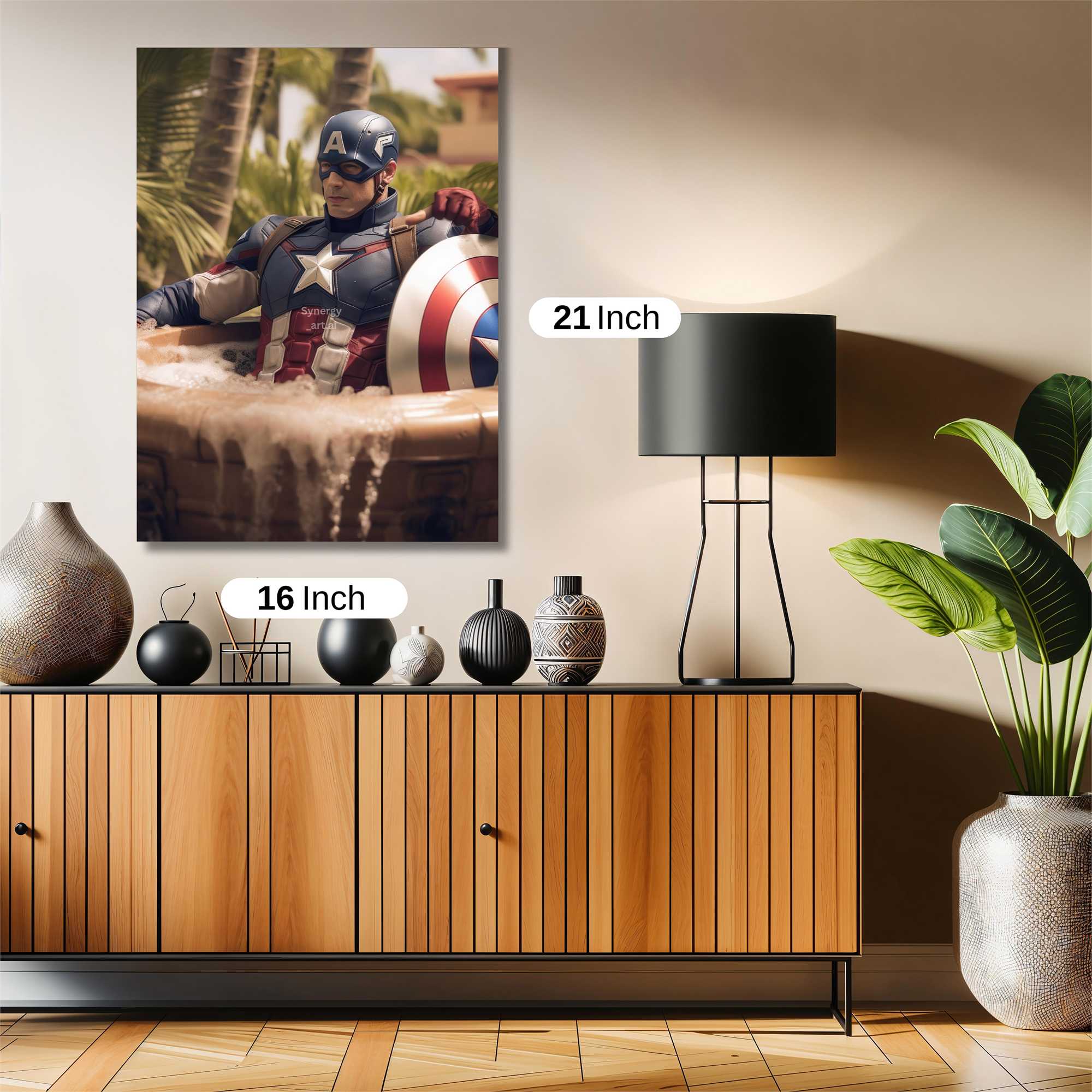 Captain Relaxed Safe Wall Magnetic / M