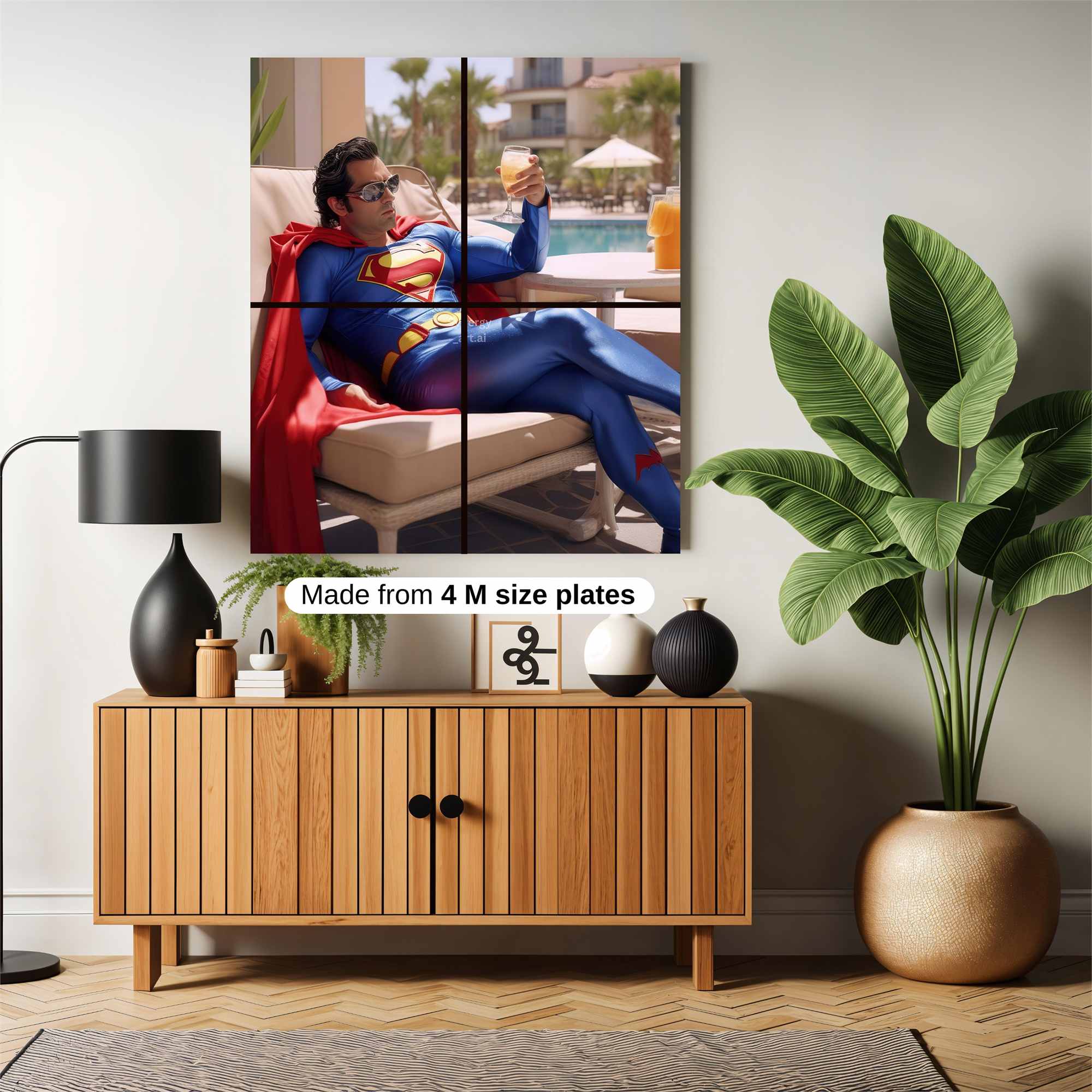 Superman Relaxed Safe Wall Magnetic / M