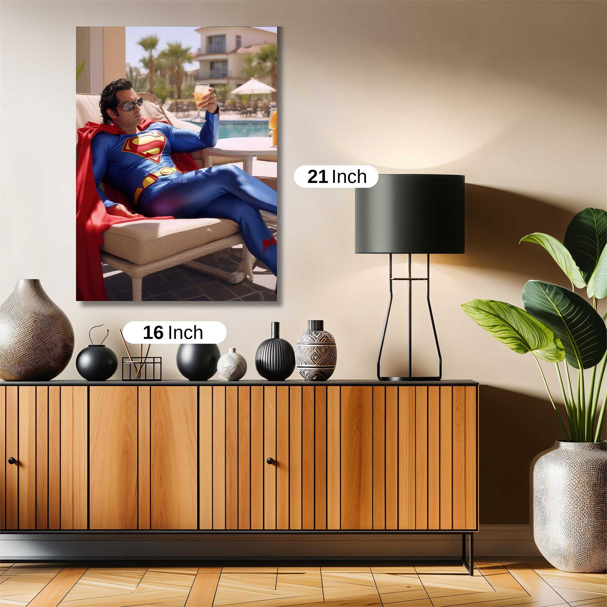 Superman Relaxed Safe Wall Magnetic / M