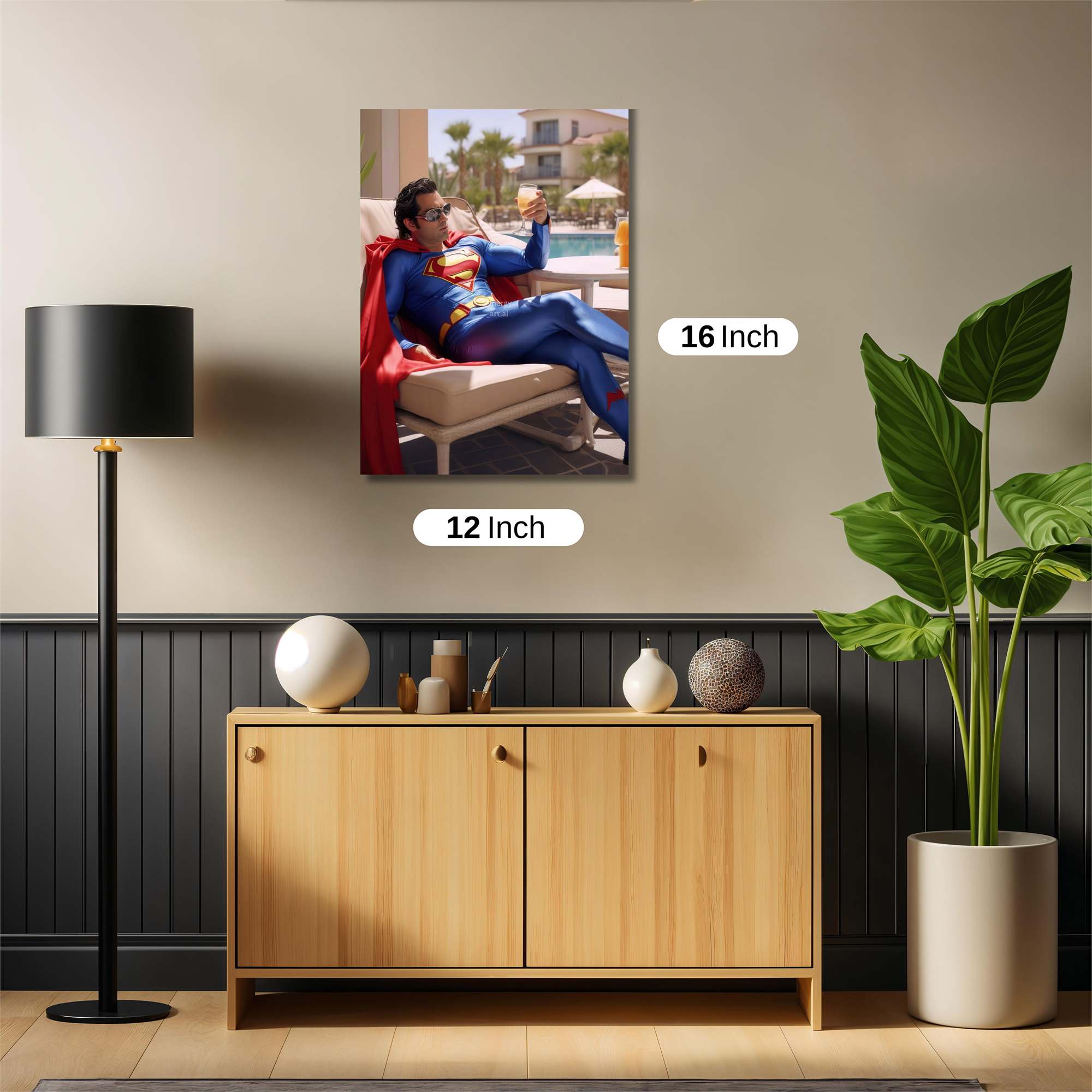 Superman Relaxed Safe Wall Magnetic / M