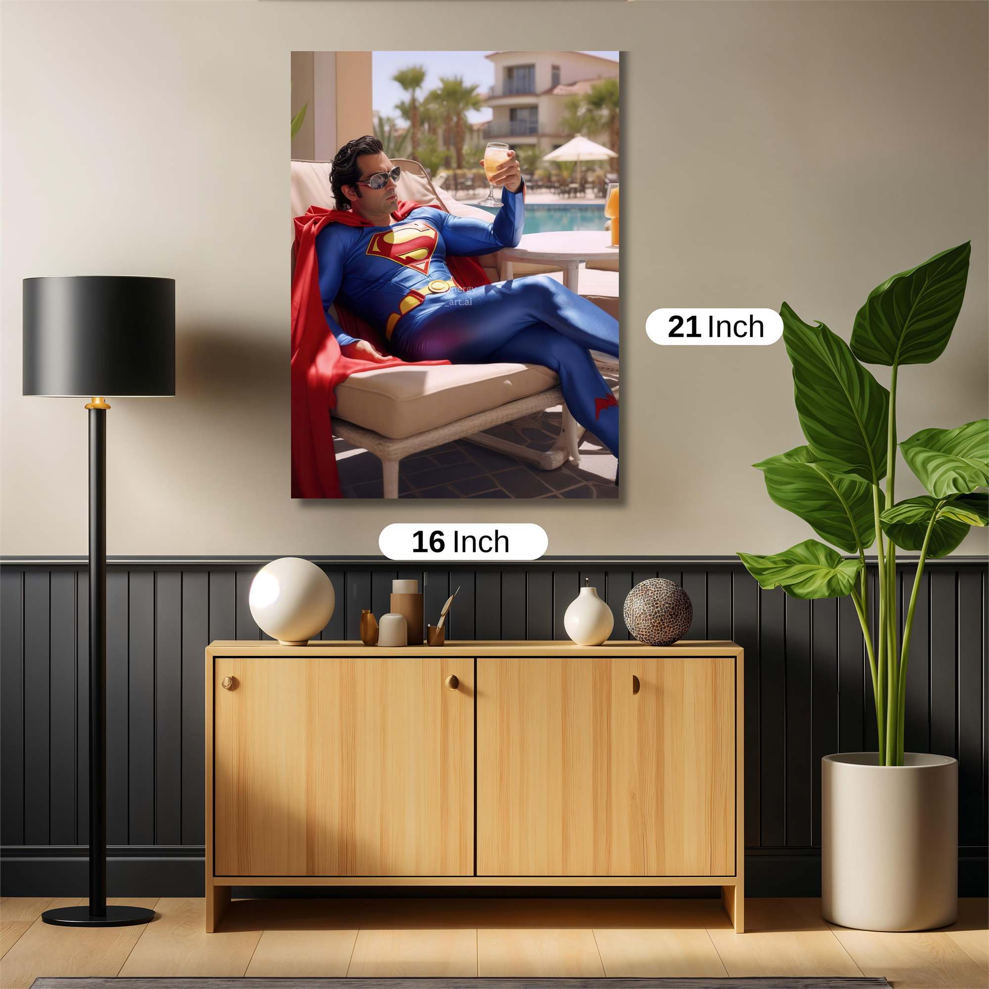 Superman Relaxed Safe Wall Magnetic / M