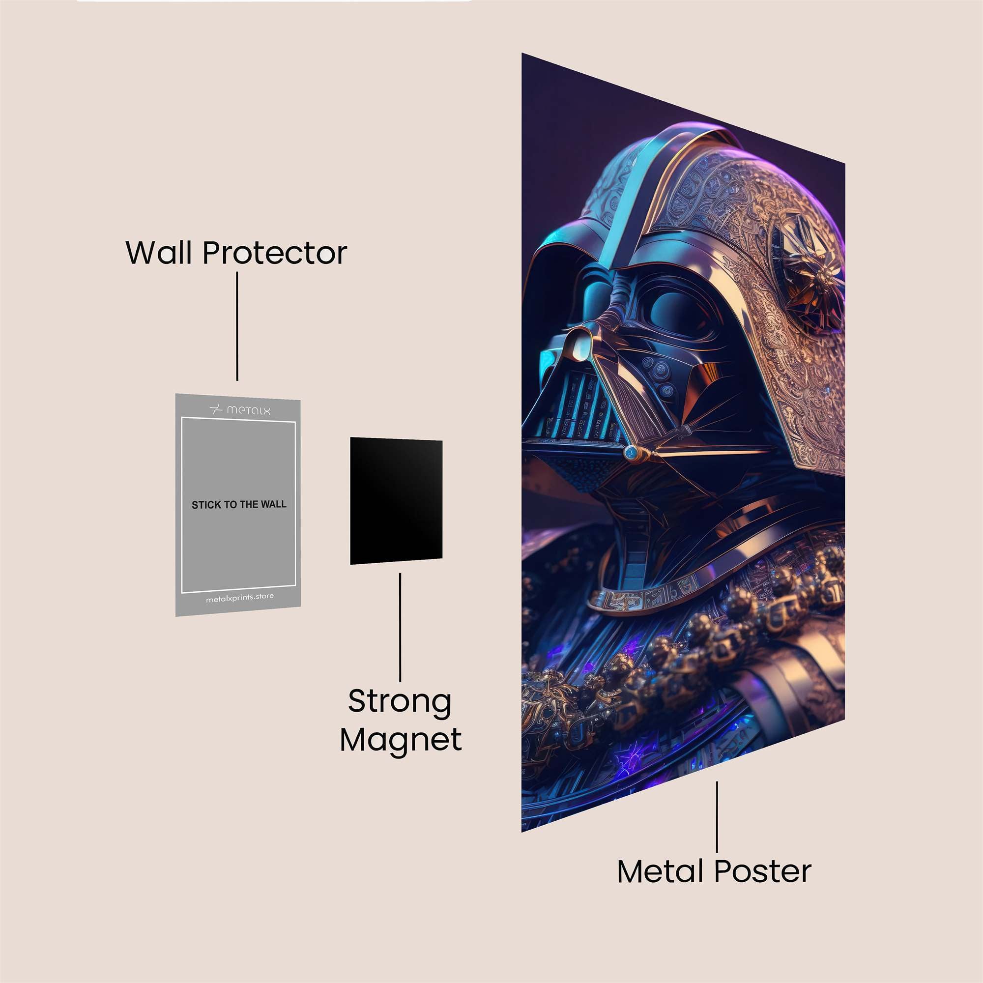 Vader Regal Safe Wall Magnetic / M