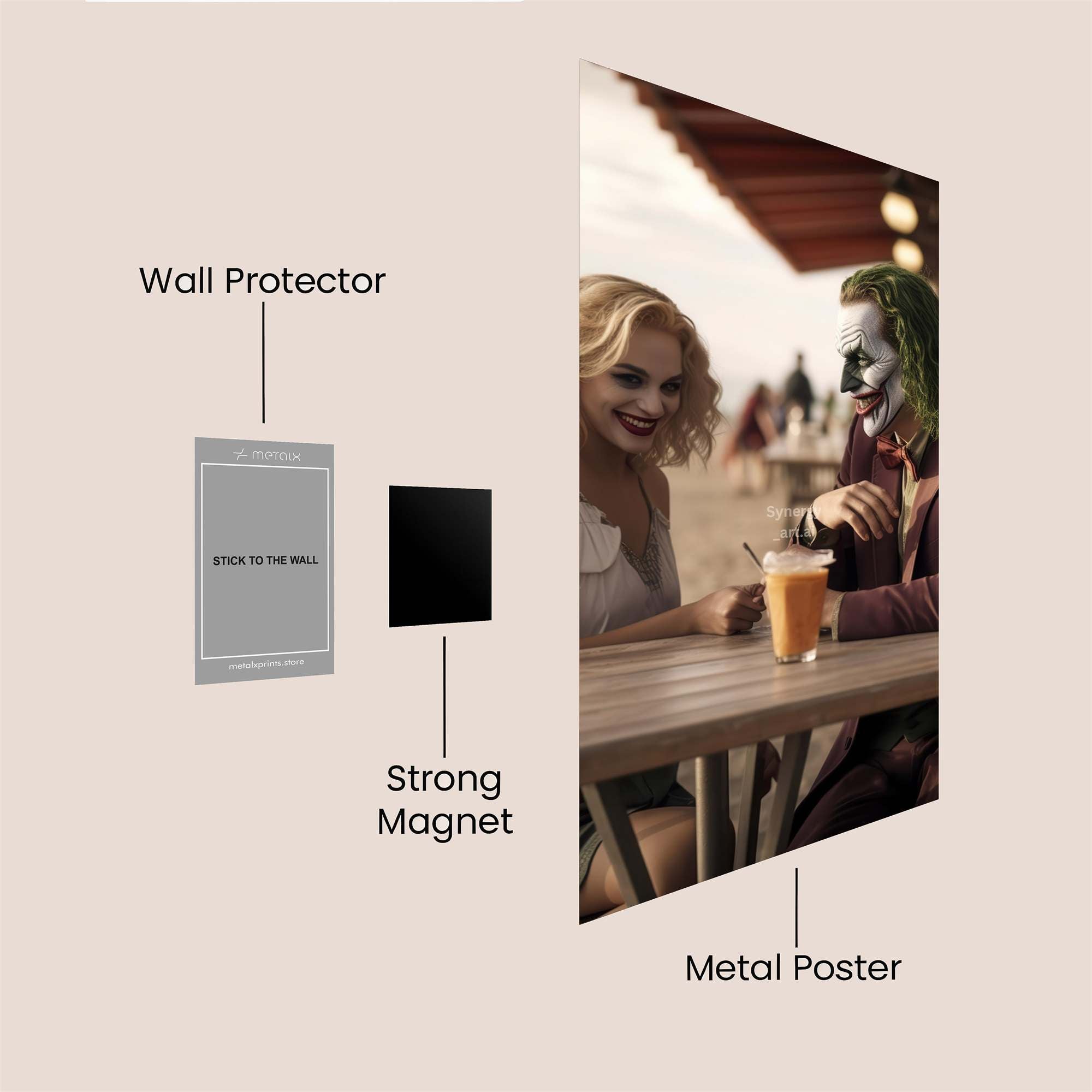 Joker Joyful Safe Wall Magnetic / M