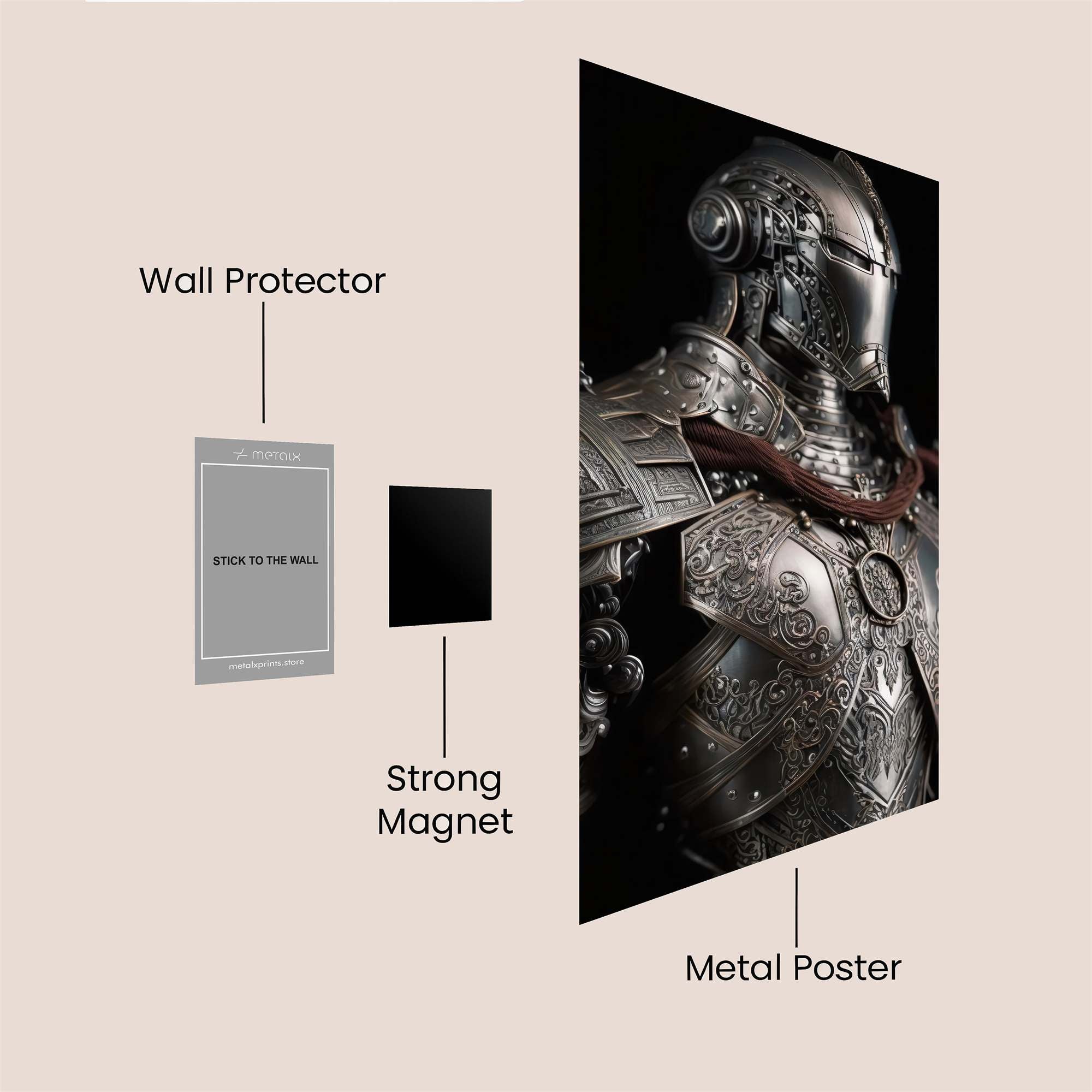 Knight Regal Safe Wall Magnetic / M