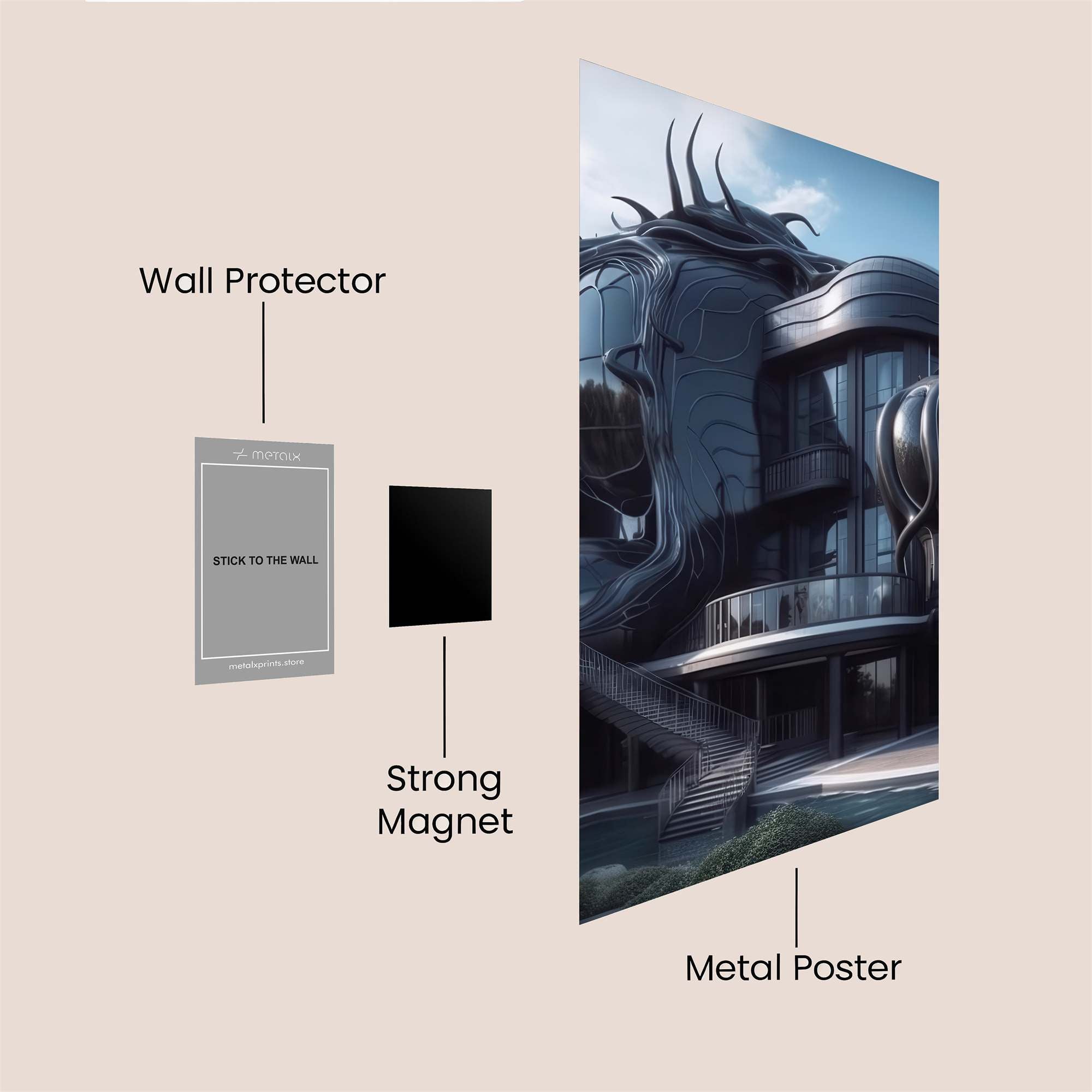 Alien Enigma Safe Wall Magnetic / M