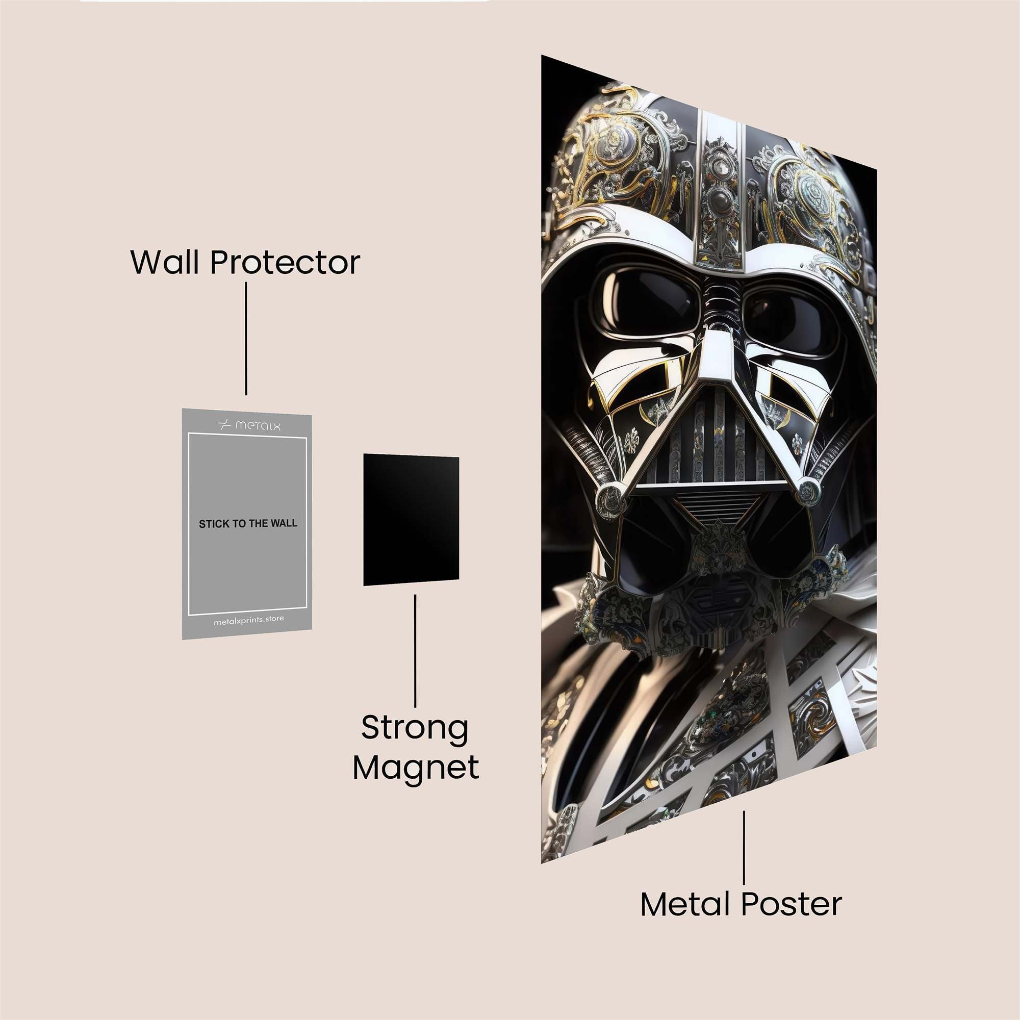 Vader Regal Safe Wall Magnetic / M