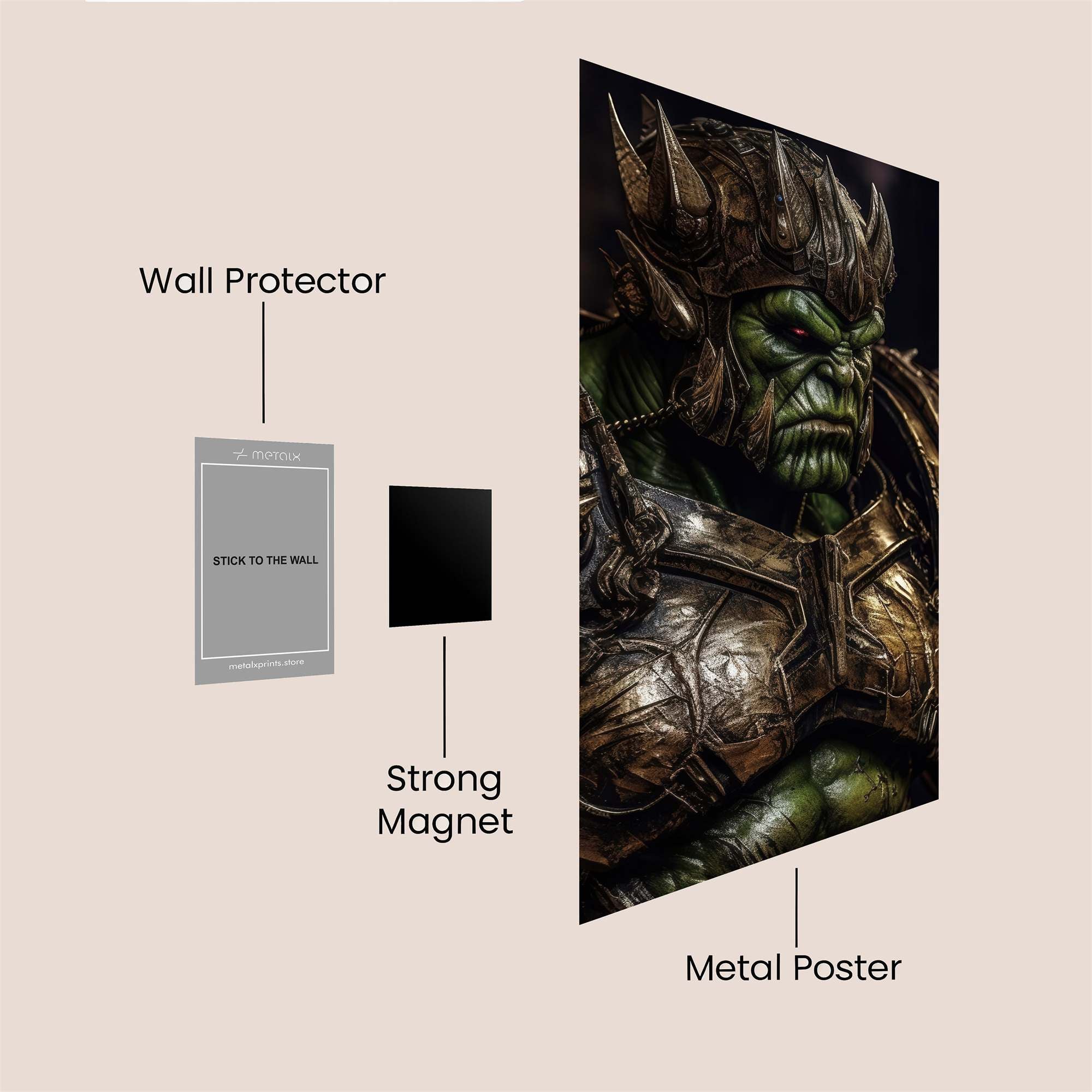 Hulk Sovereign Safe Wall Magnetic / M