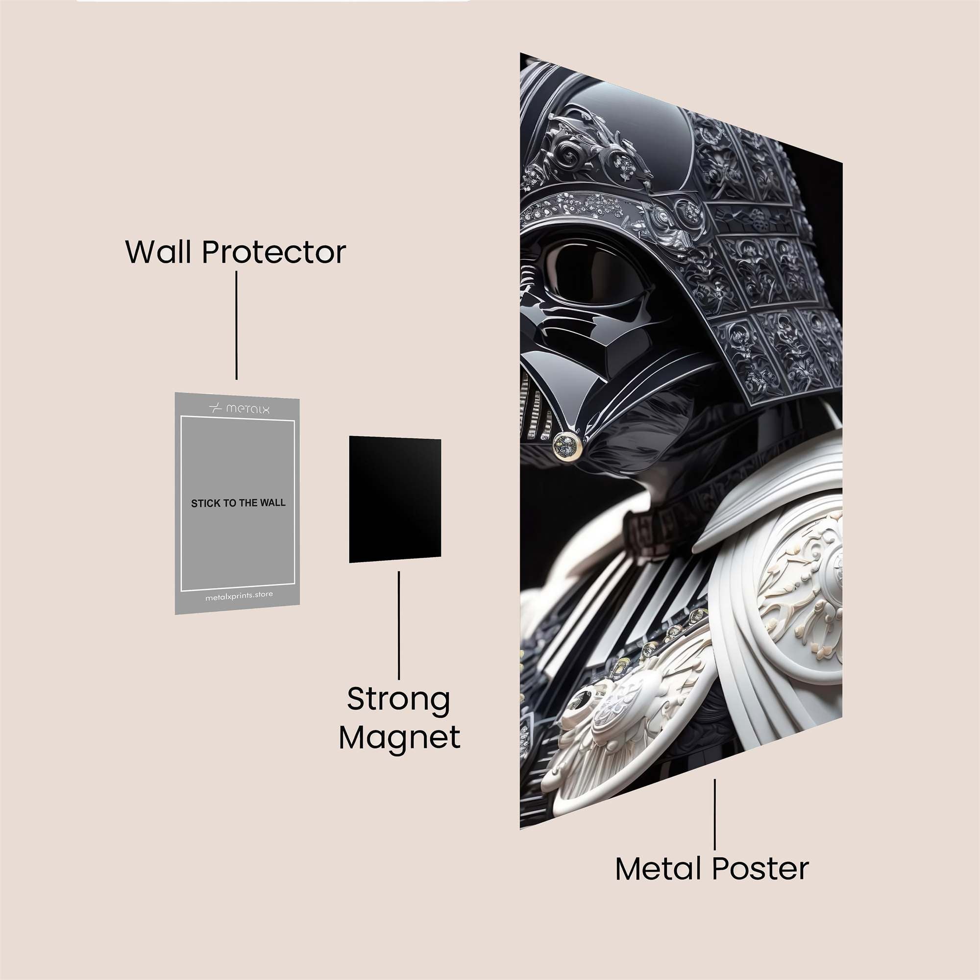 Vader Regal Safe Wall Magnetic / M