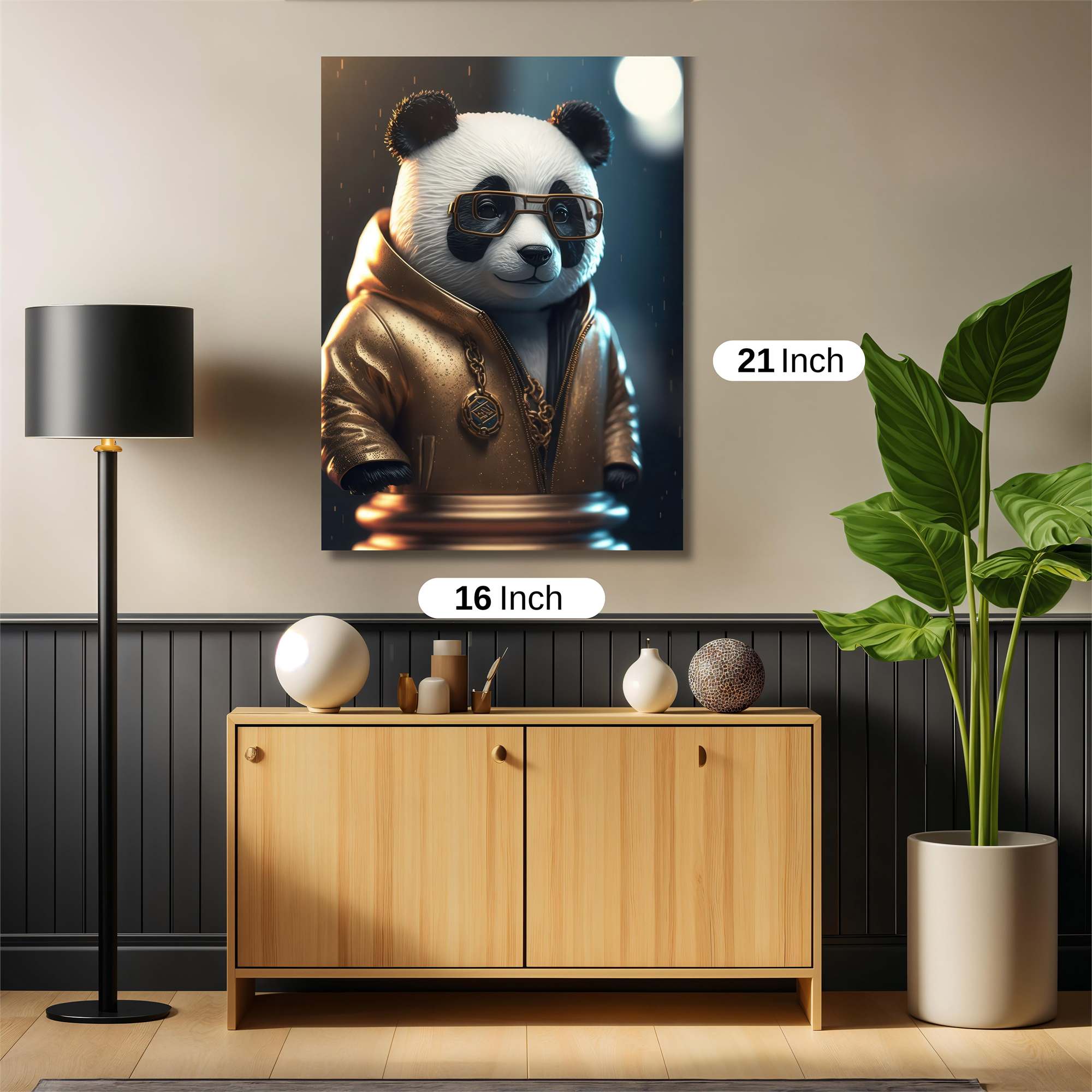 Panda Swagger Safe Wall Magnetic / M