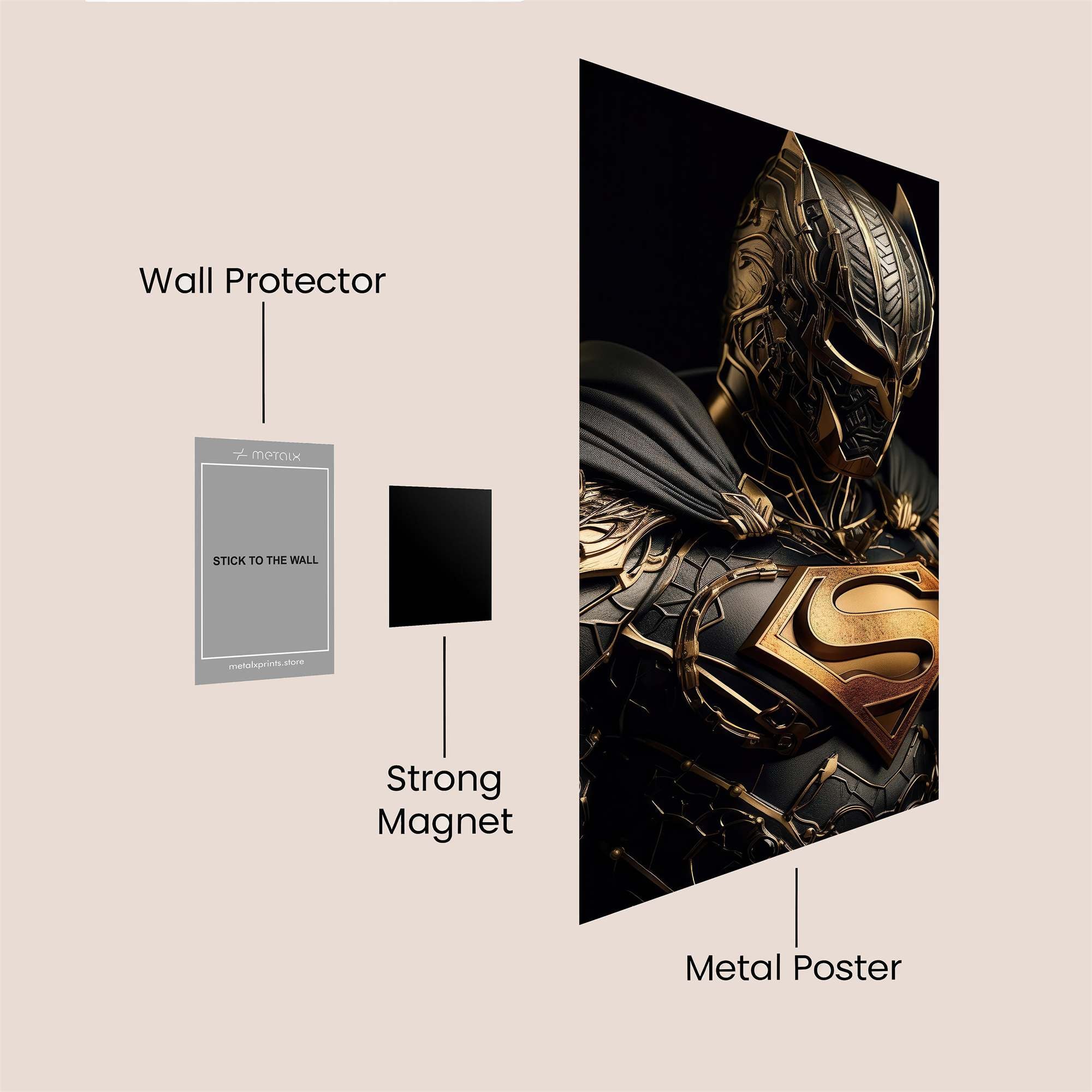 Superman Intense Safe Wall Magnetic / M