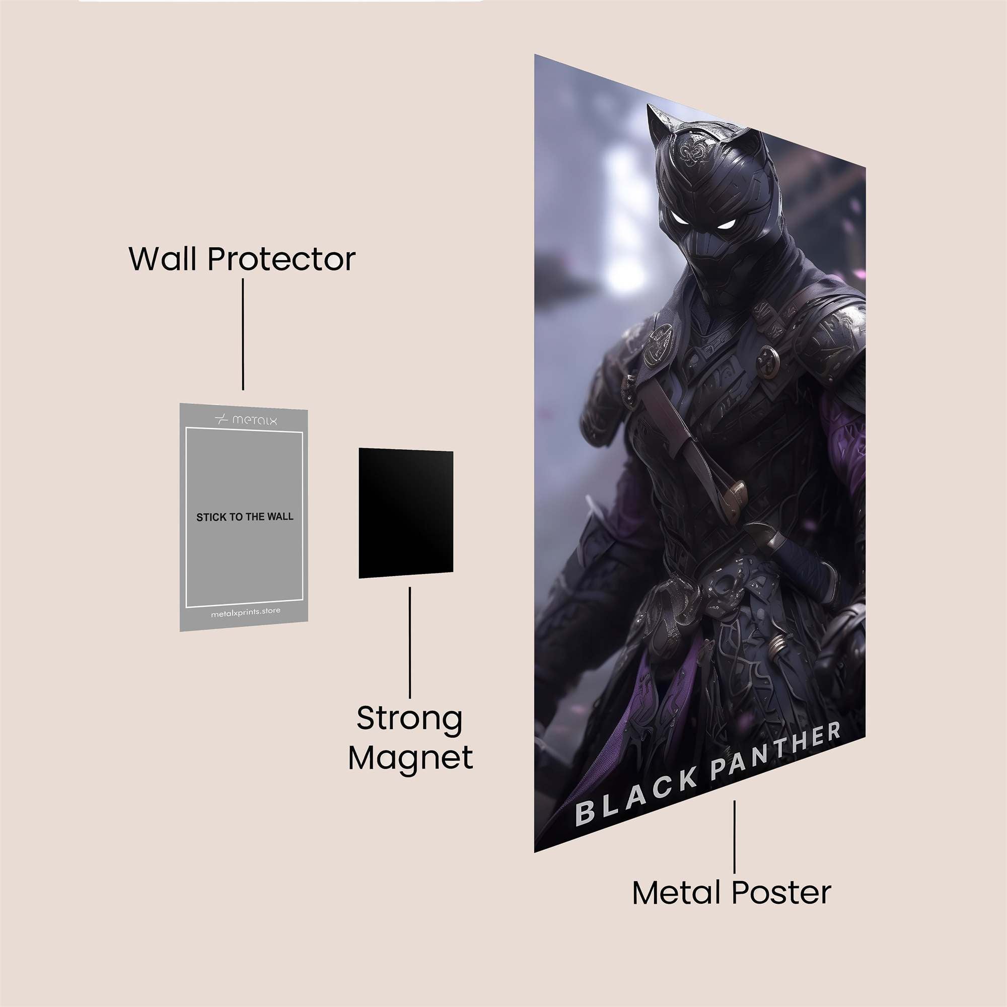 Pagoda Serenity Safe Wall Magnetic / M