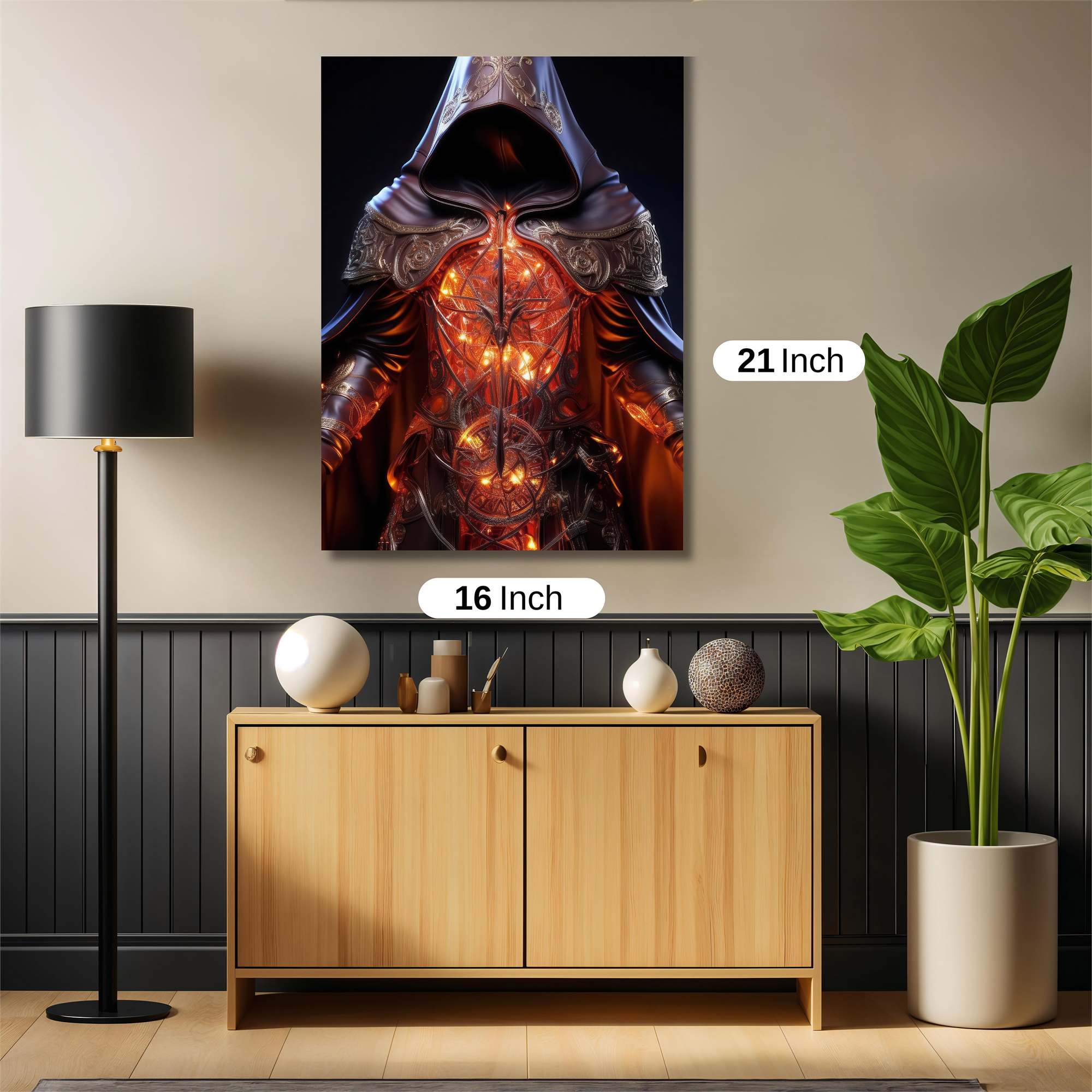 Sorcerer Ablaze Safe Wall Magnetic / M