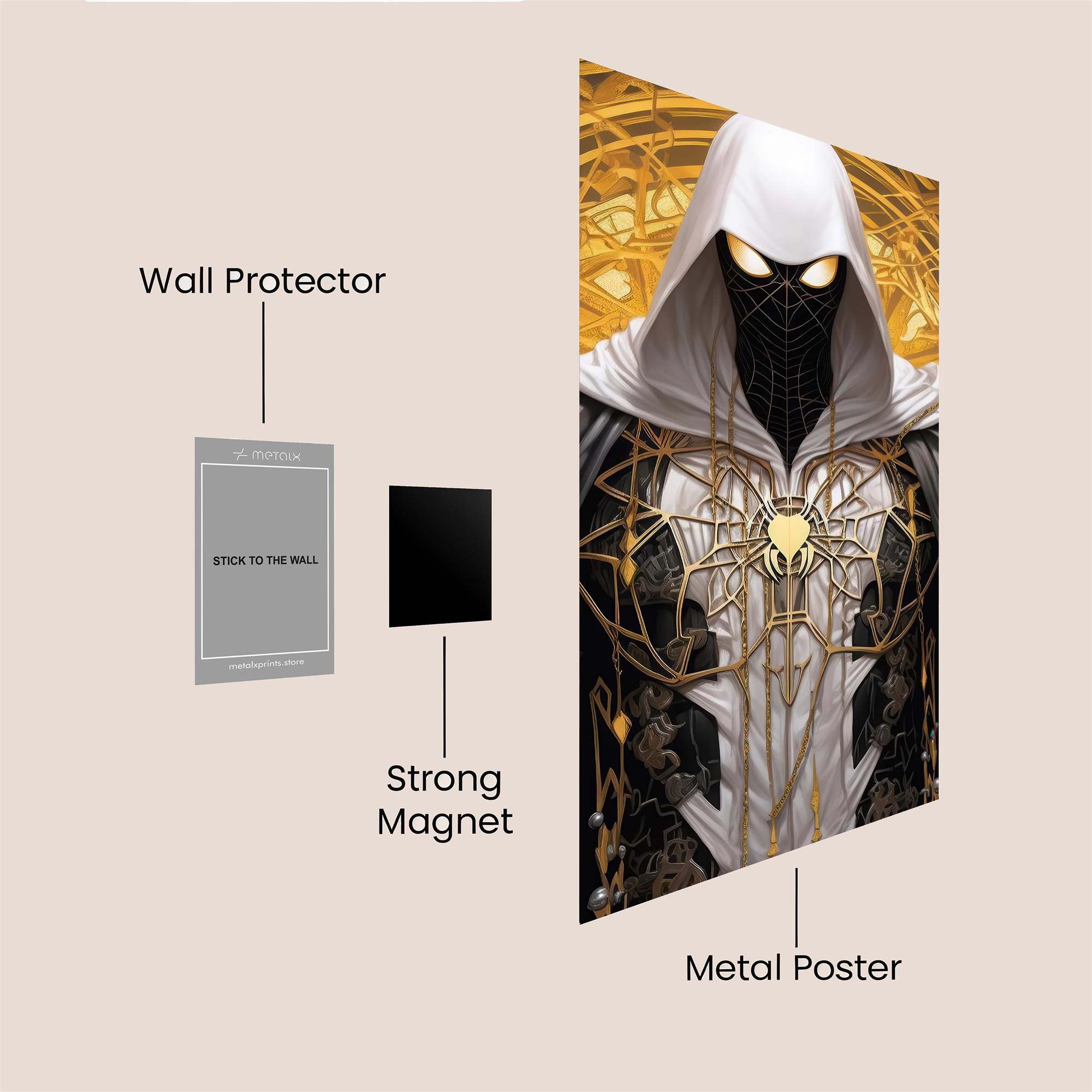 Spider Mystic Safe Wall Magnetic / M