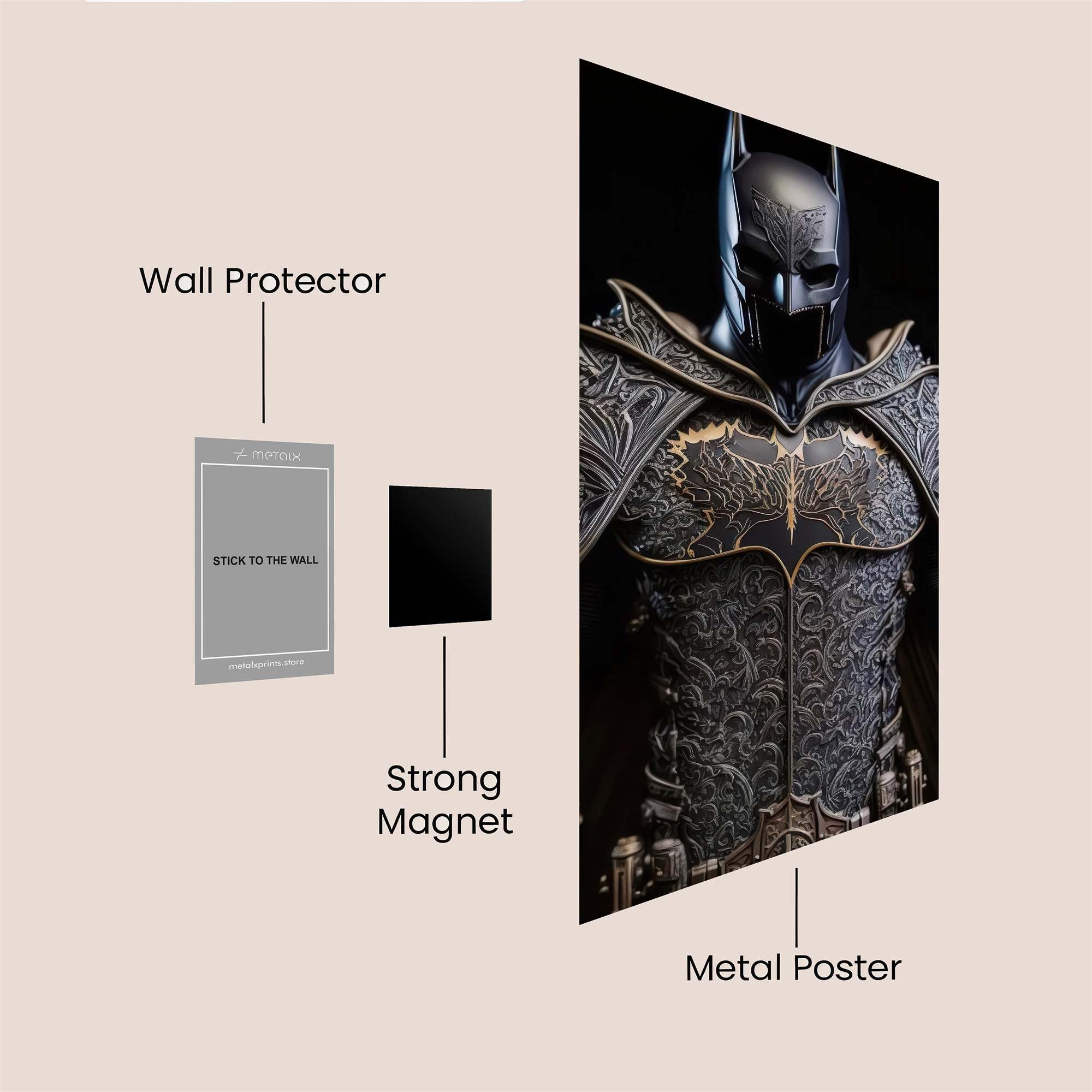 Batman Regal Safe Wall Magnetic / M