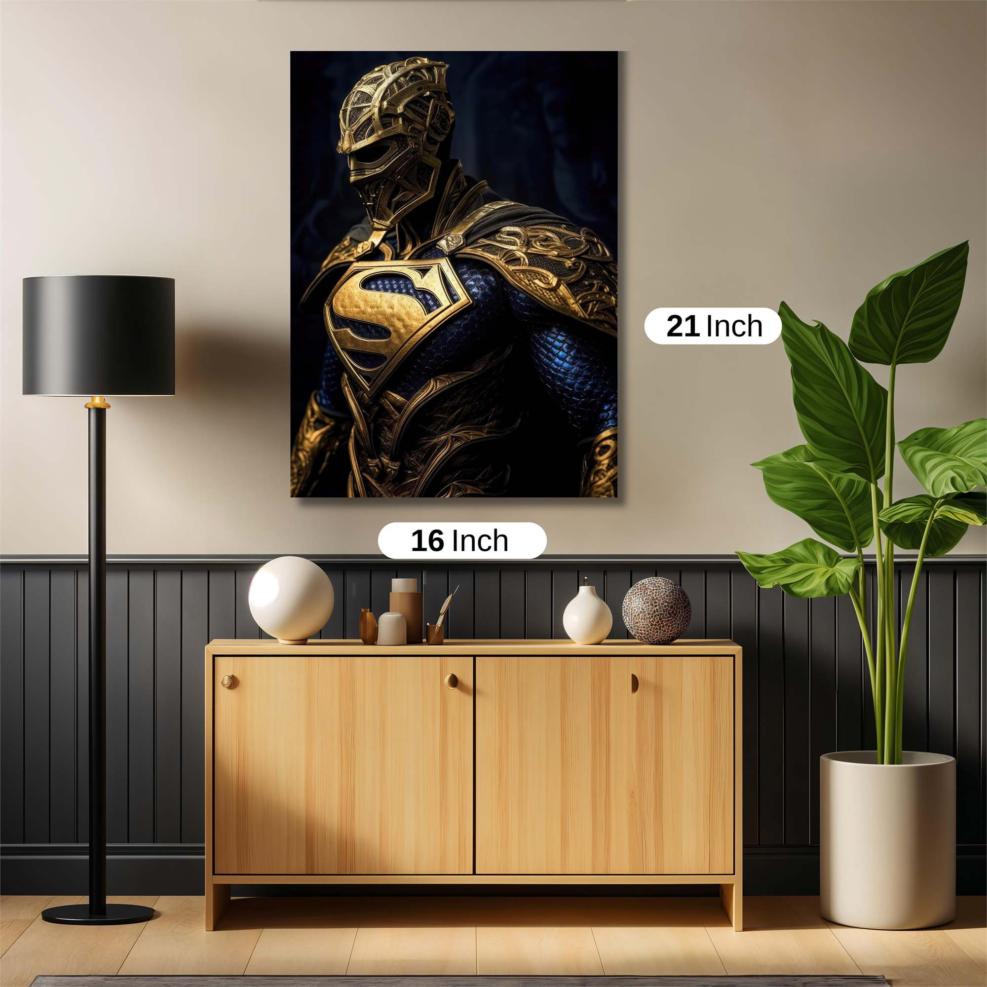 Superman Regal Safe Wall Magnetic / M