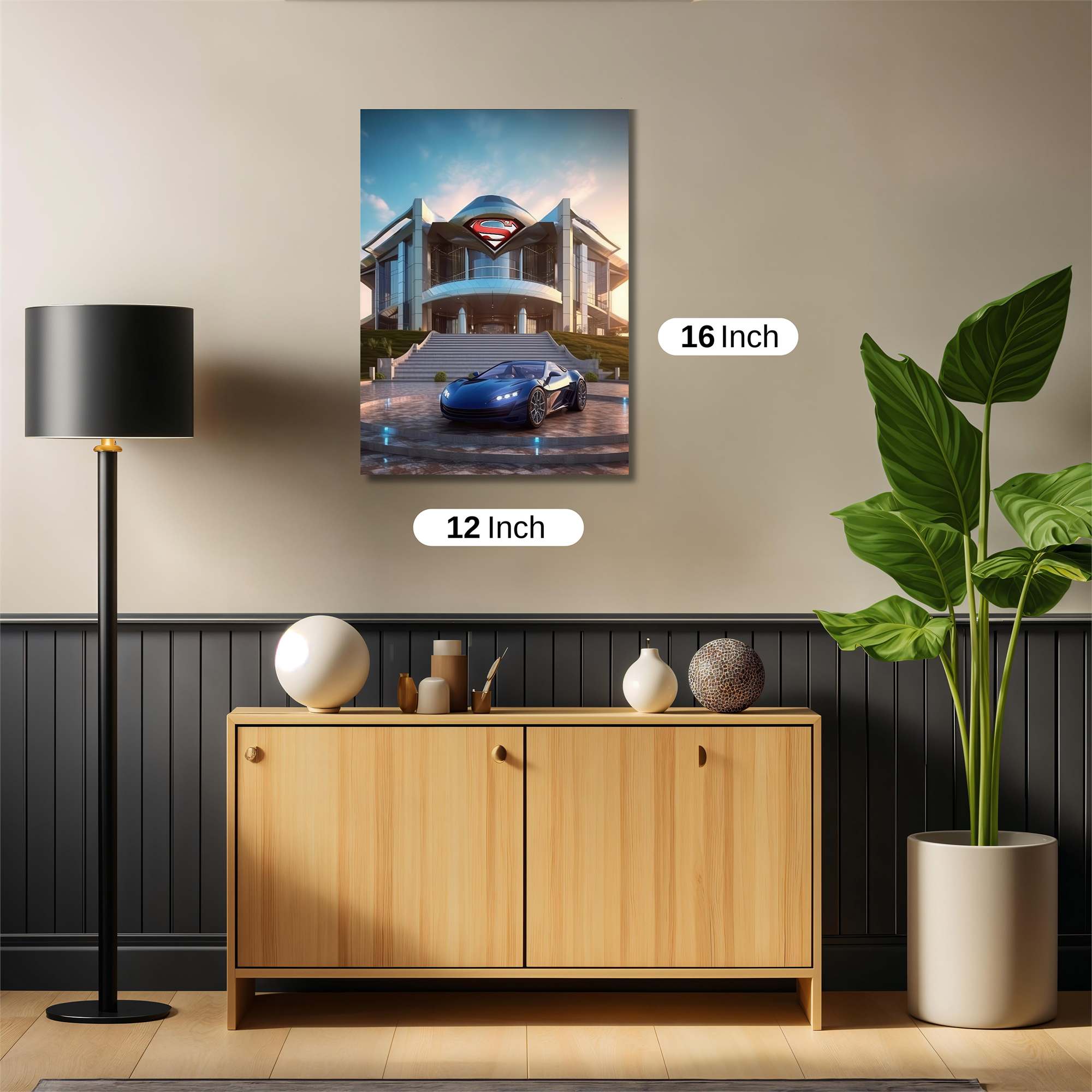 Superhero Haven Safe Wall Magnetic / M