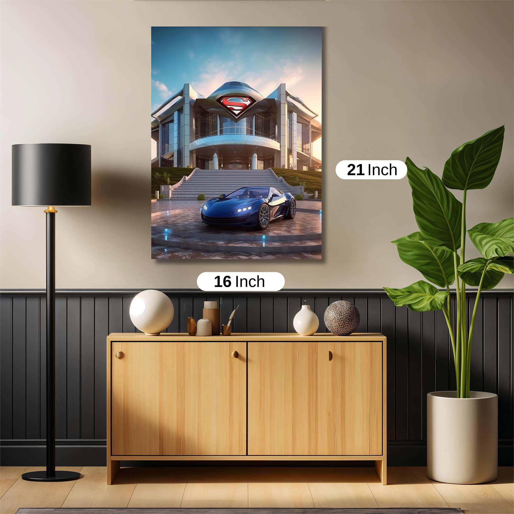 Superhero Haven Safe Wall Magnetic / M