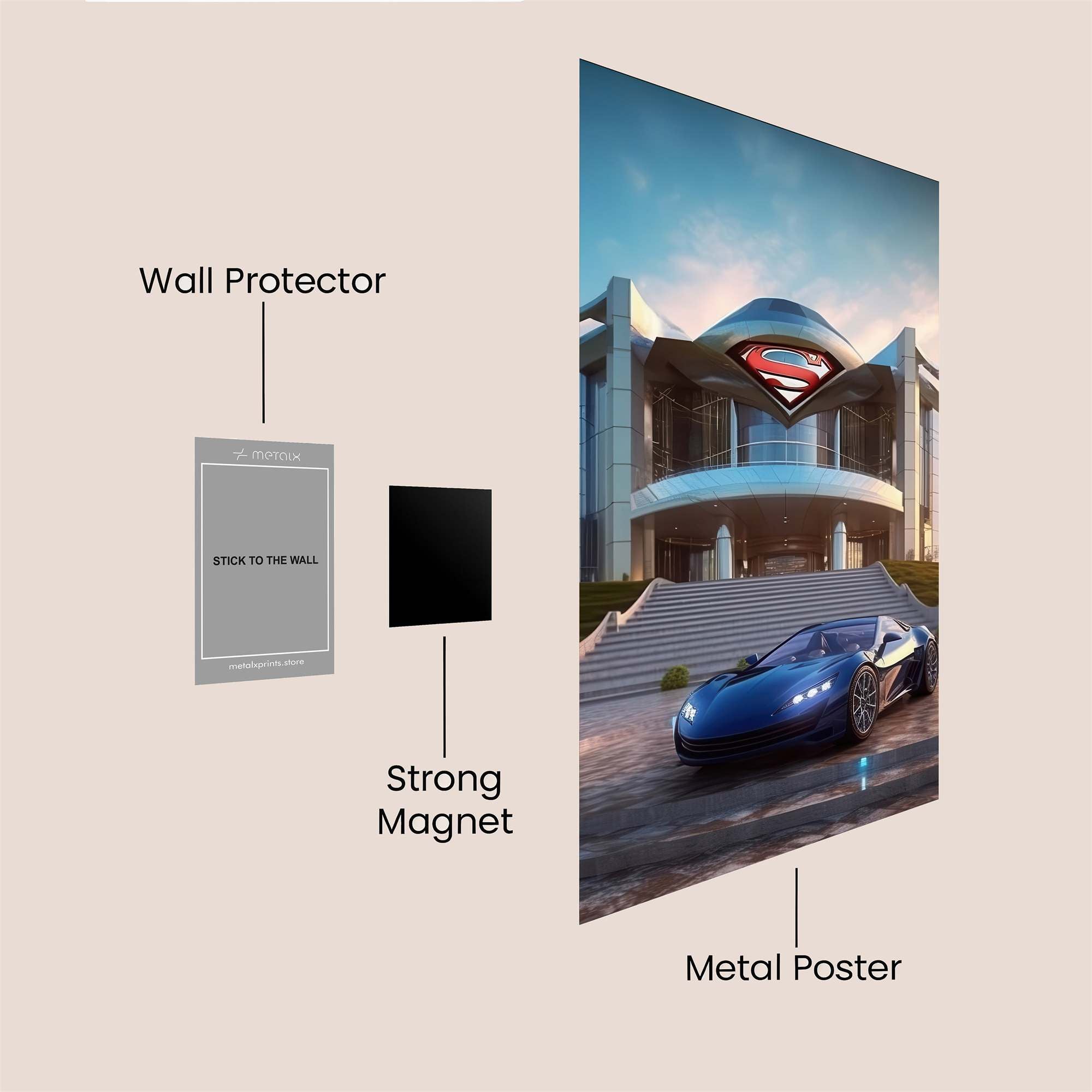 Superhero Haven Safe Wall Magnetic / M